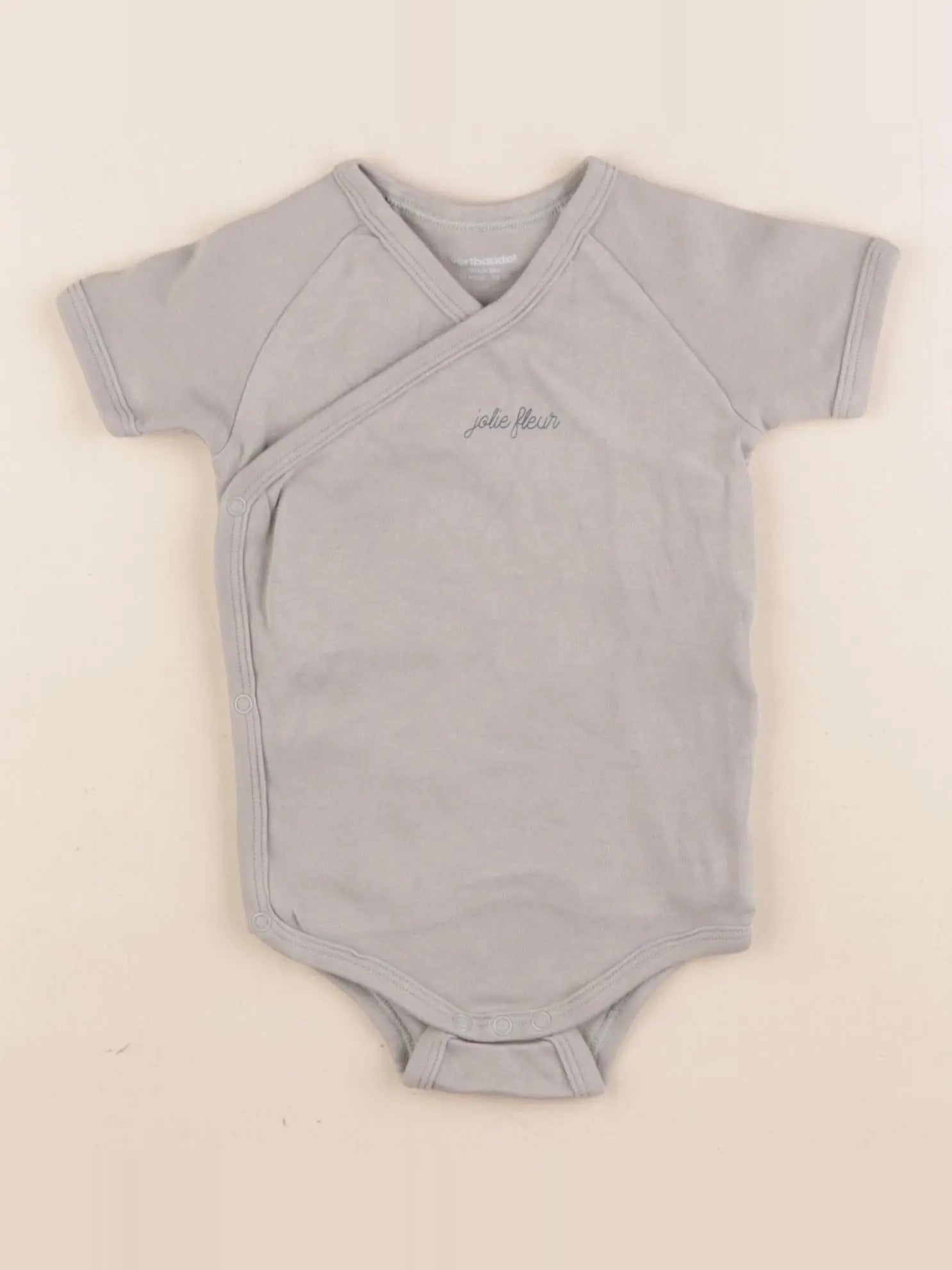 Vertbaudet - body vert - 12 mois
