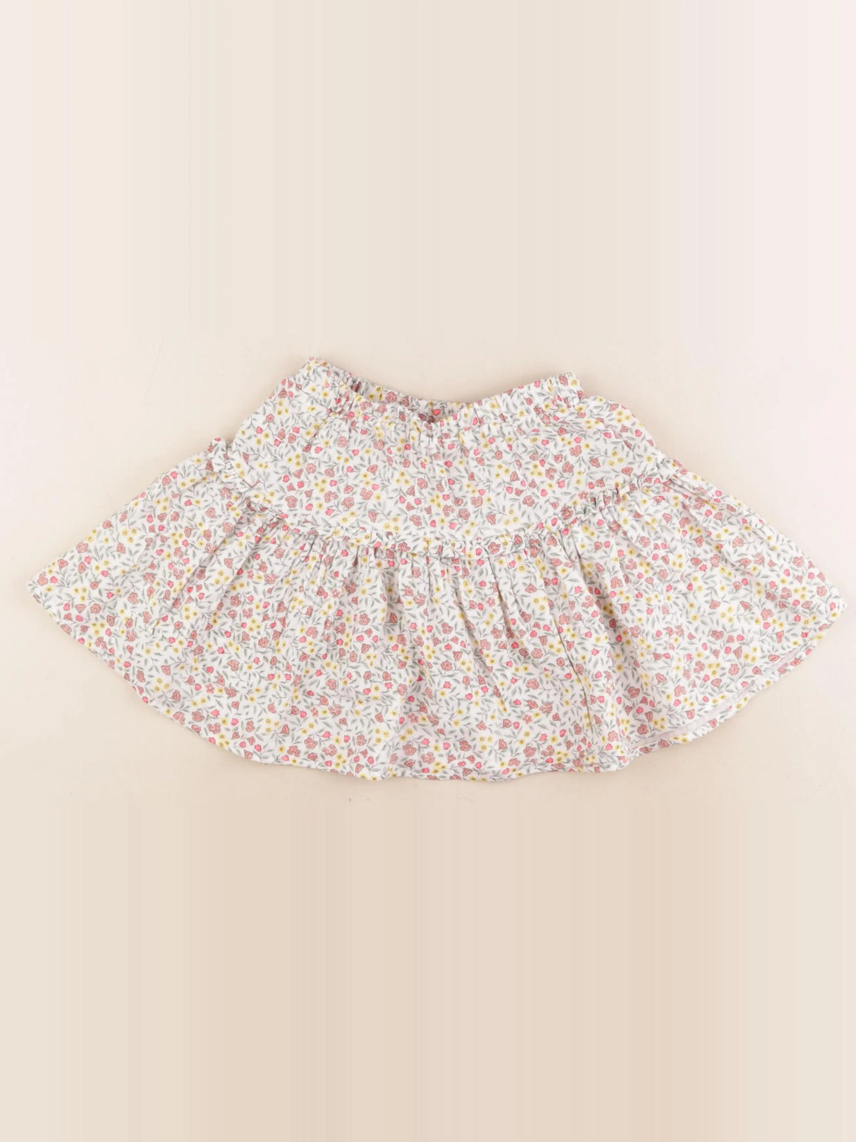 Vertbaudet - jupe blanc, multicolore - 6 ans
