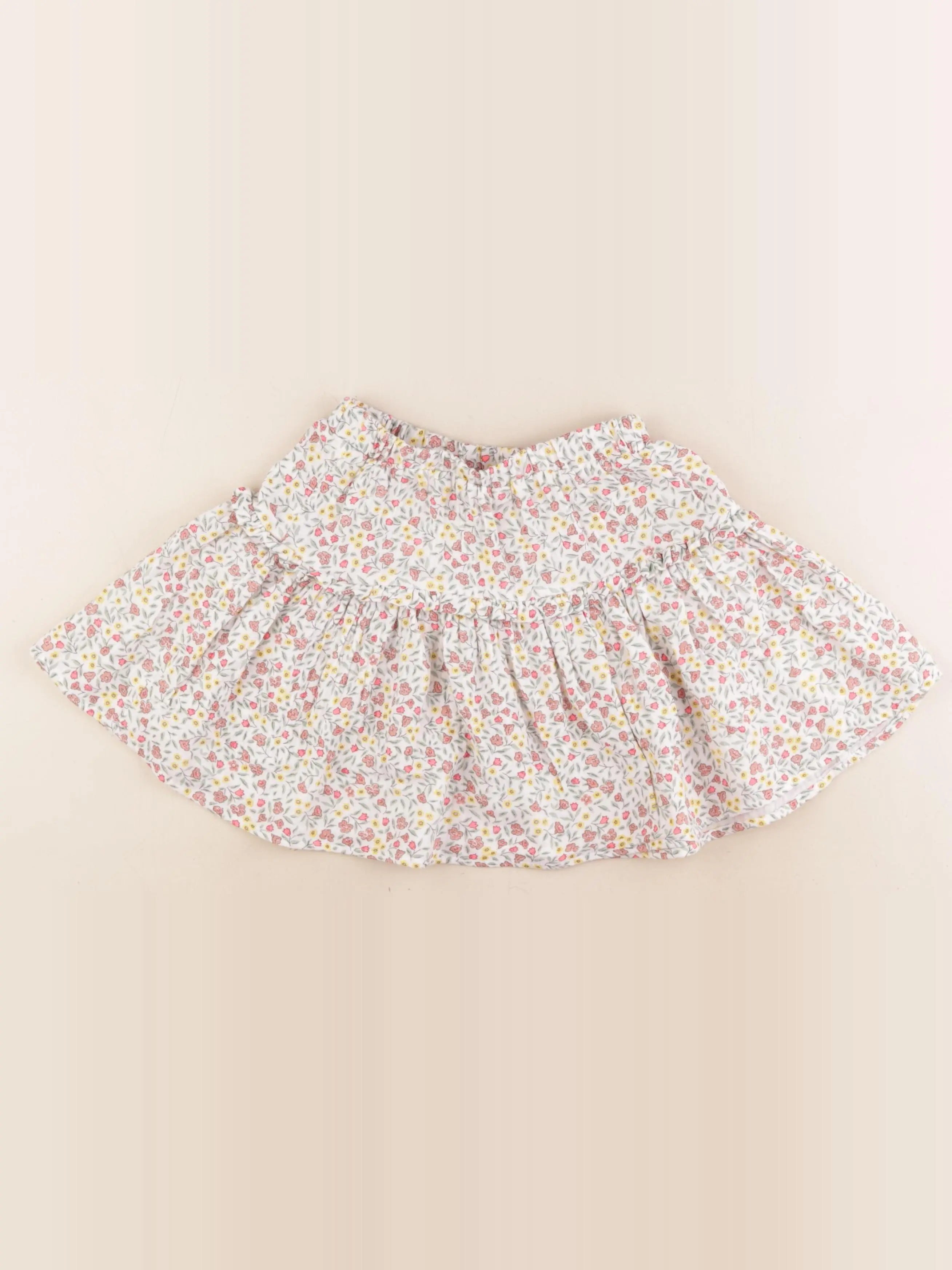 Vertbaudet - jupe blanc, multicolore - 6 ans