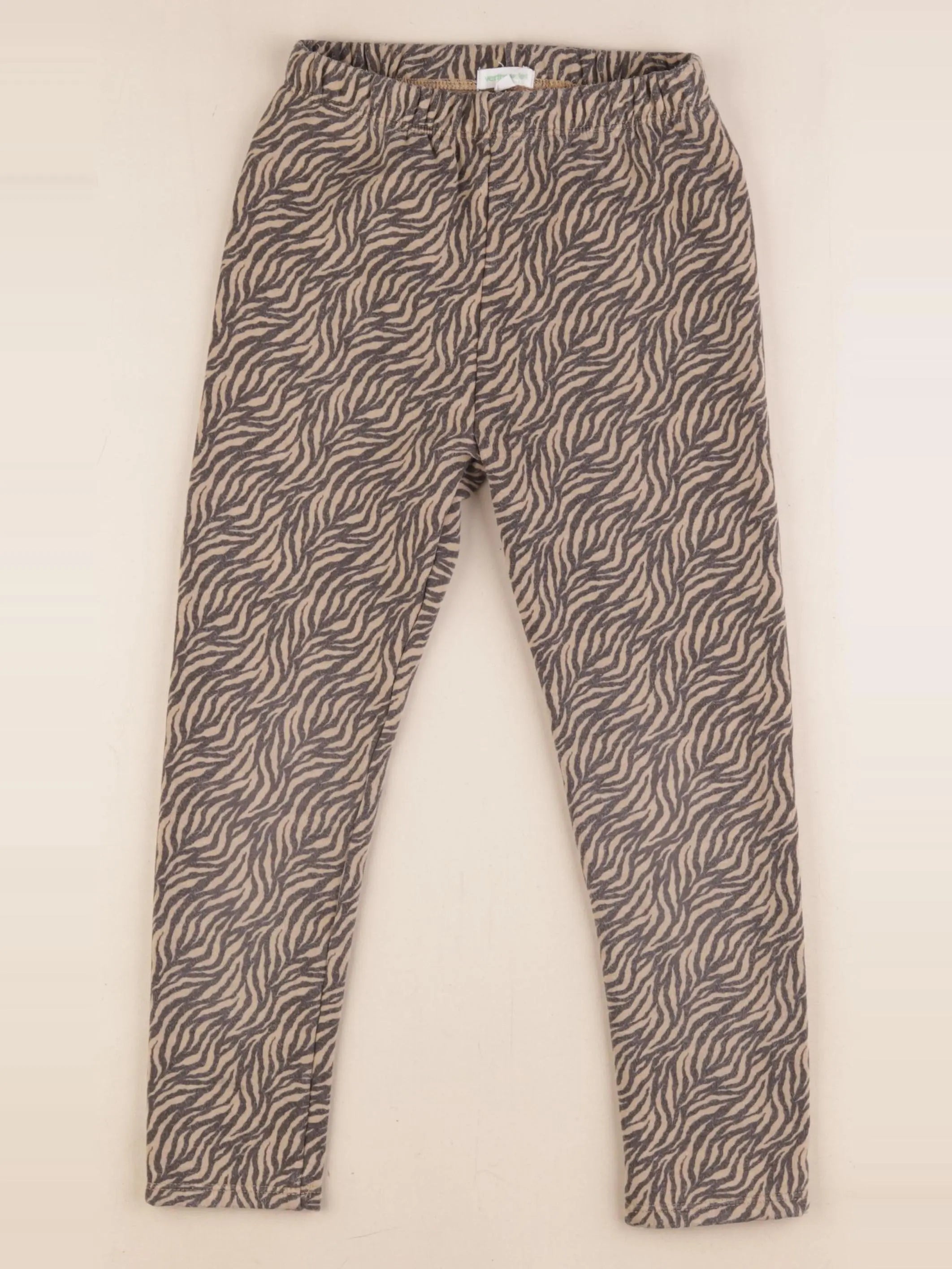 Vertbaudet - legging court marron - 7 ans