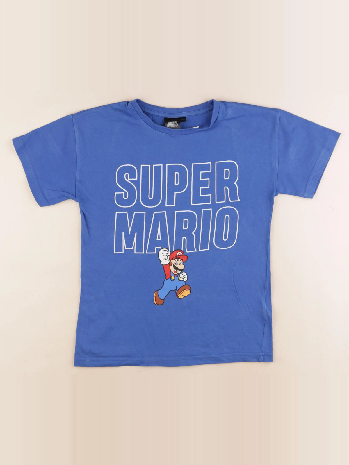 Vertbaudet - tee-shirt bleu - 10 ans