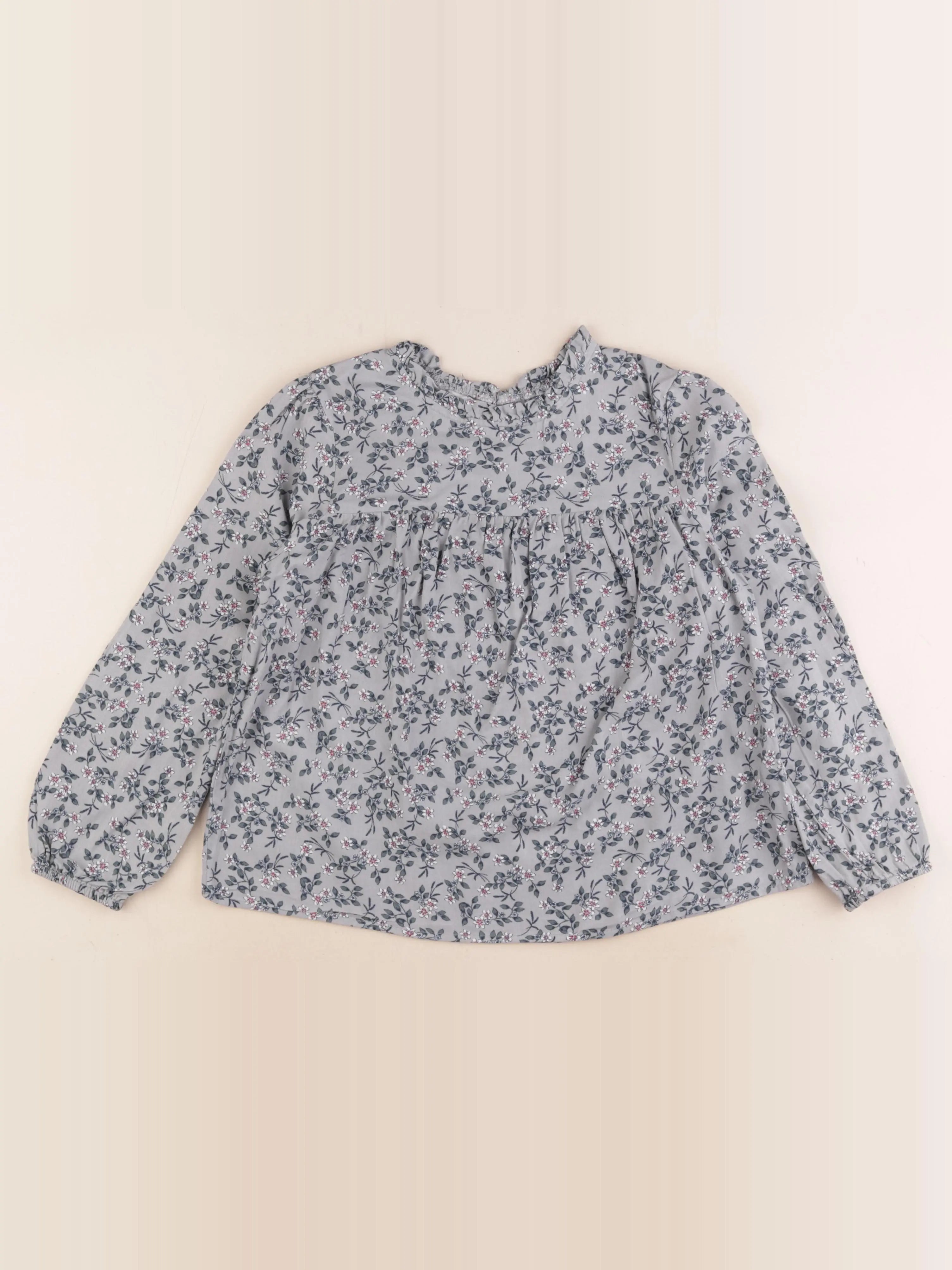 Vertbaudet - blouse vert - 10 ans