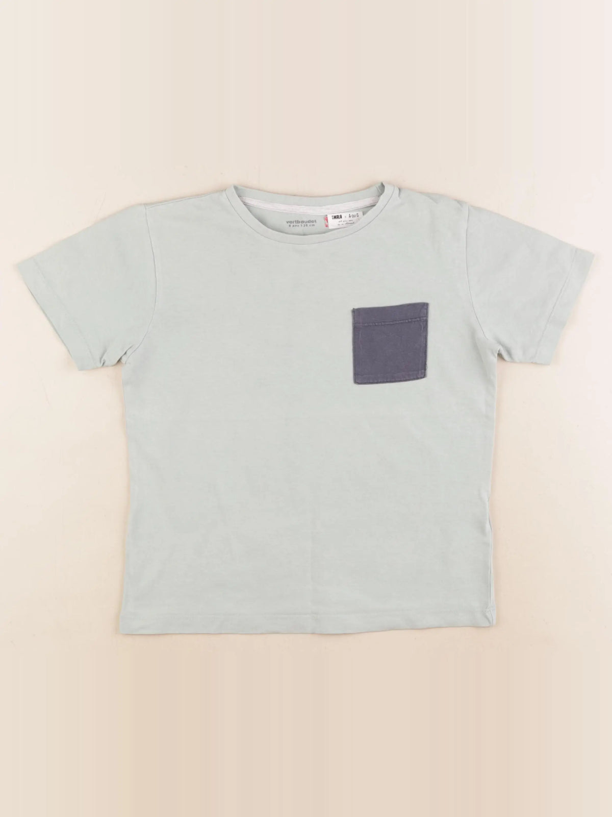 Vertbaudet - tee-shirt vert - 8 ans