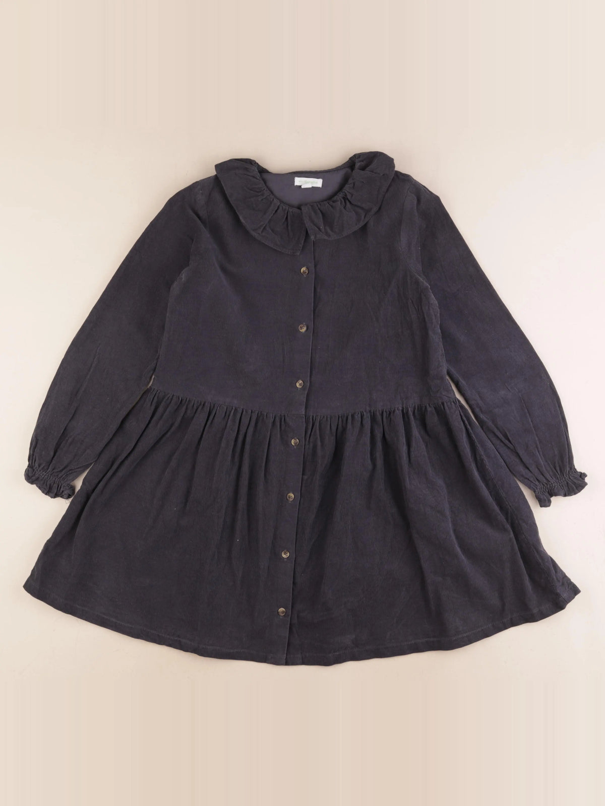 Vertbaudet - robe gris - 10 ans