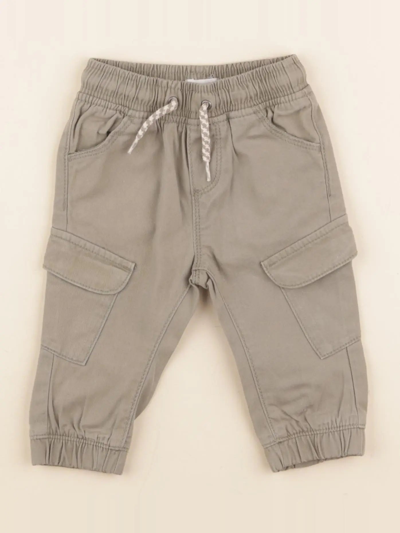 Vertbaudet - pantalon vert - 6 mois