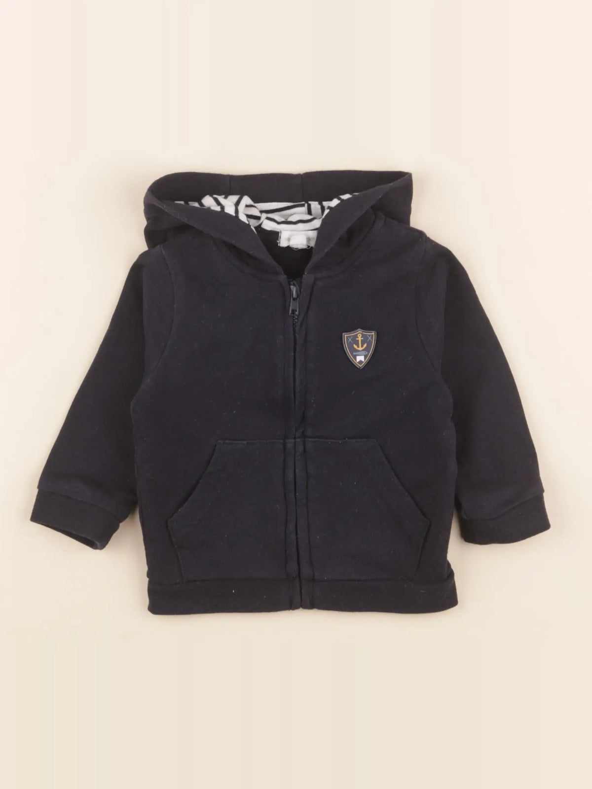 Vertbaudet - sweat bleu - 6 mois