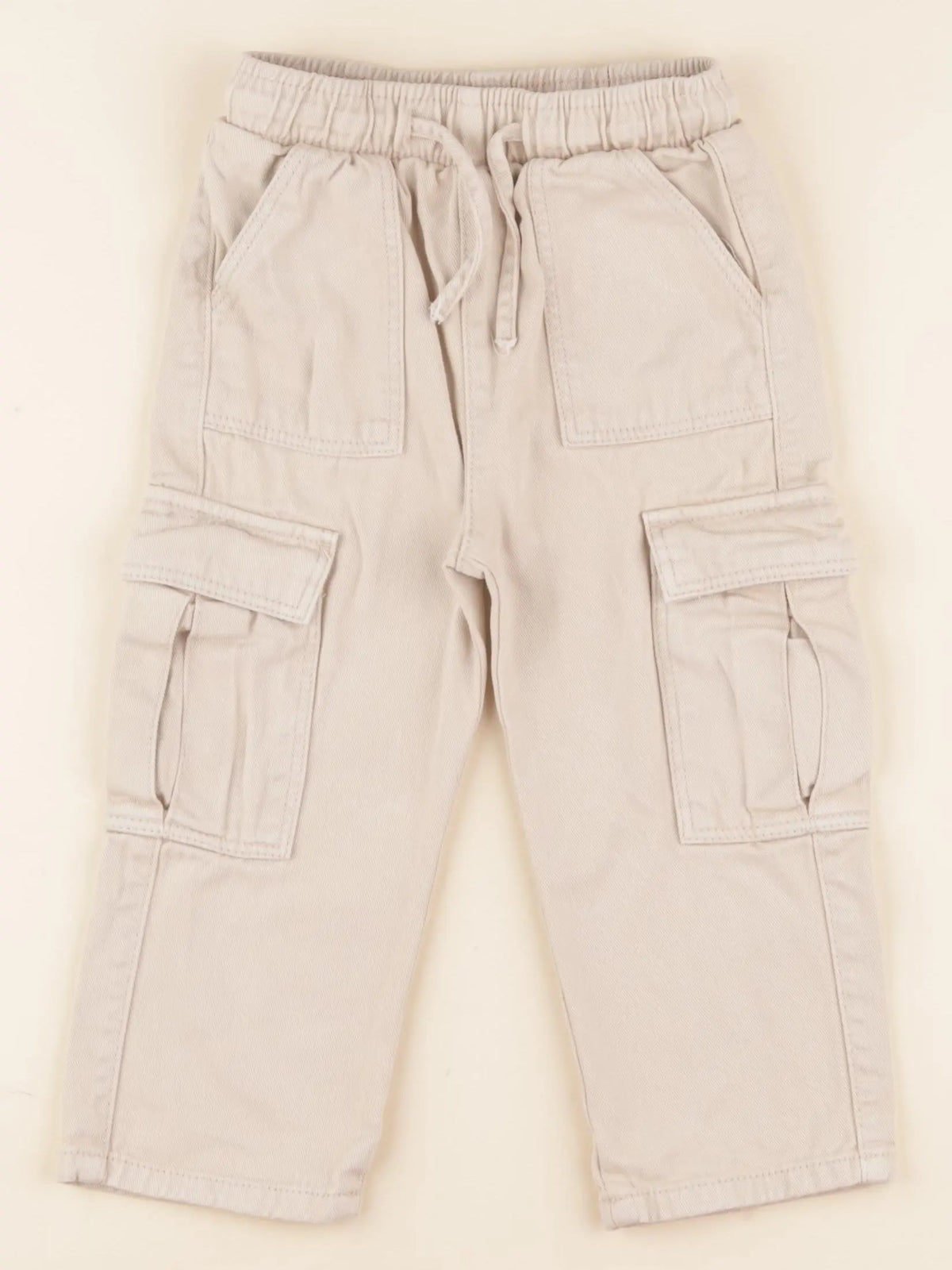 Vertbaudet - pantalon beige - 3 ans