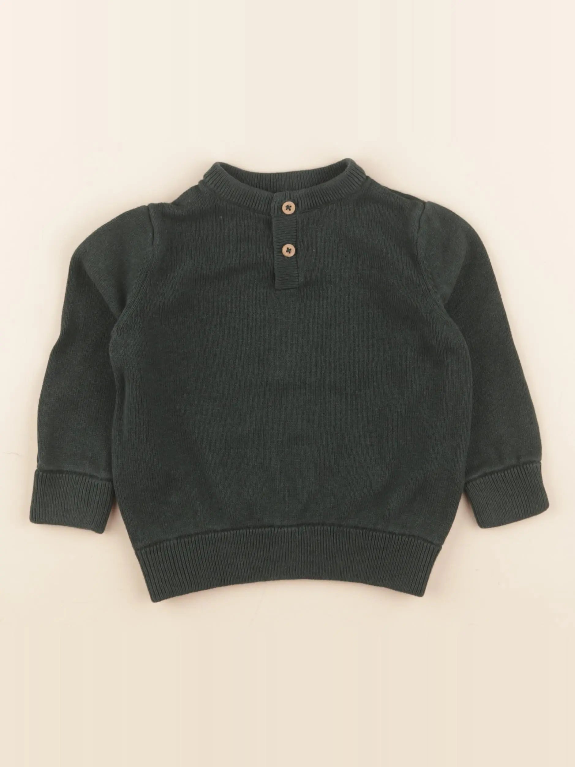 Vertbaudet - pull vert - 3 ans