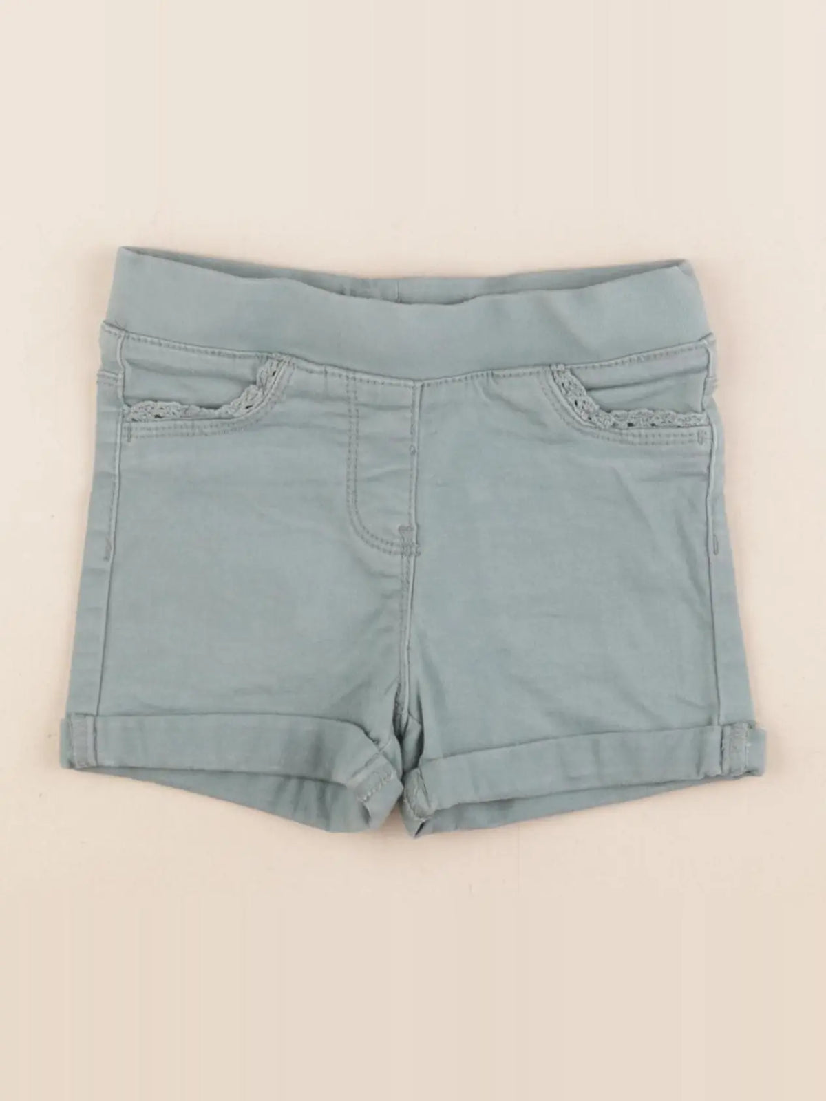 Vertbaudet - short vert - 4 ans