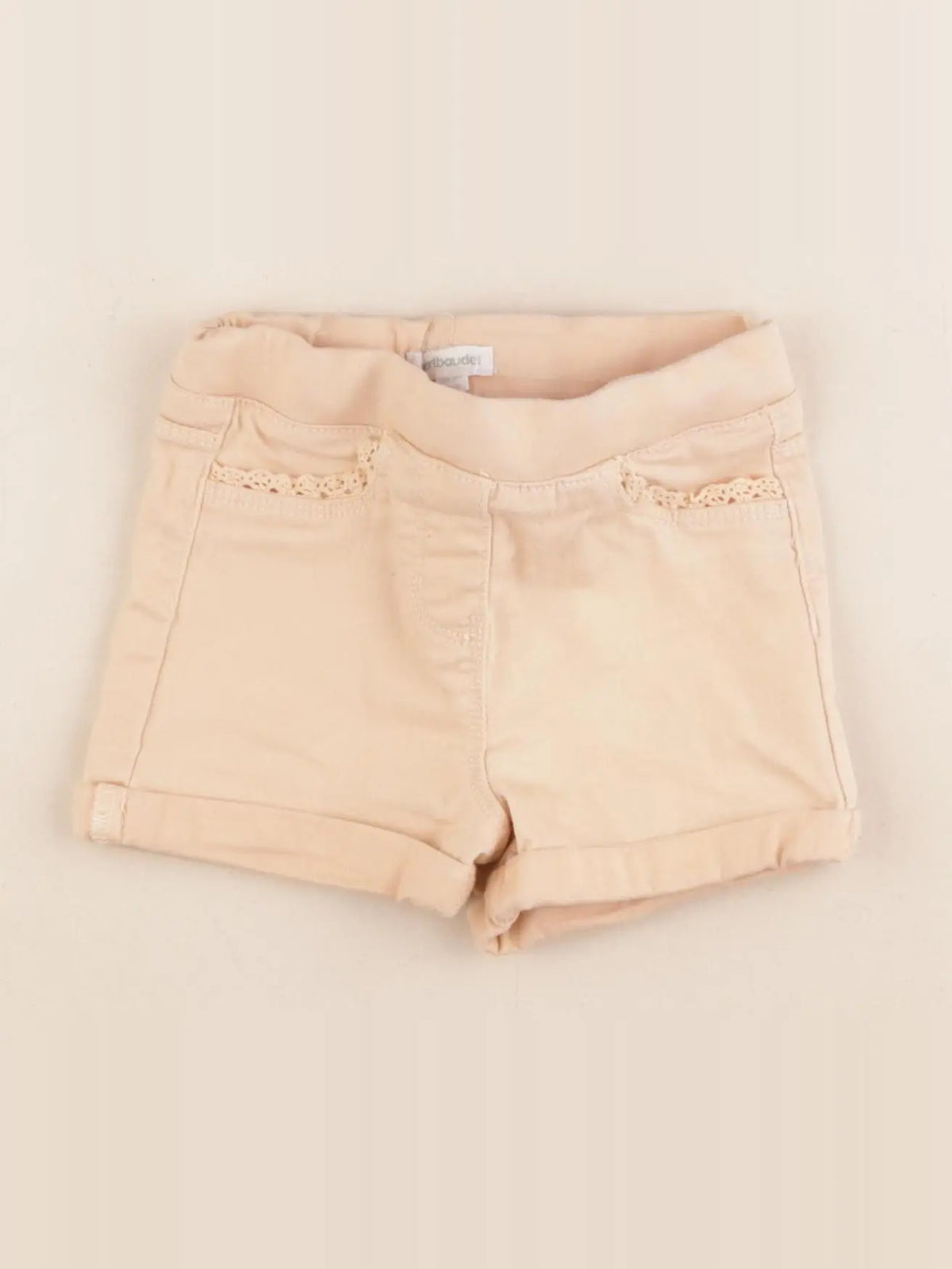 Vertbaudet - short orange - 4 ans