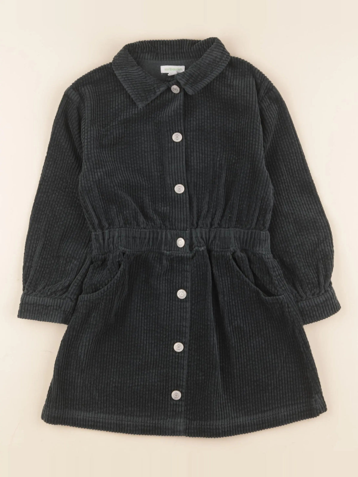 Vertbaudet - robe vert - 6 ans