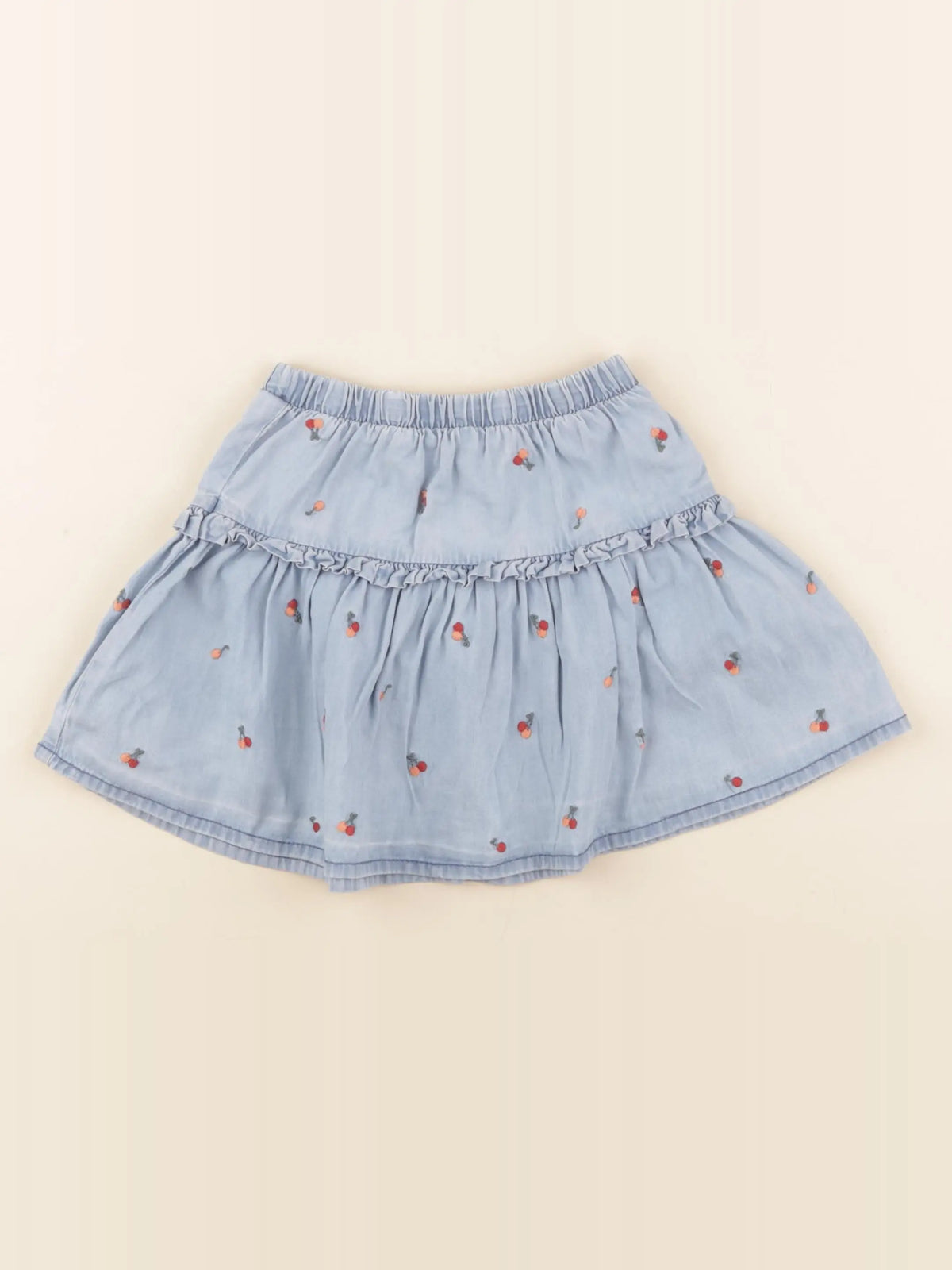 Vertbaudet - jupe bleu - 4 ans