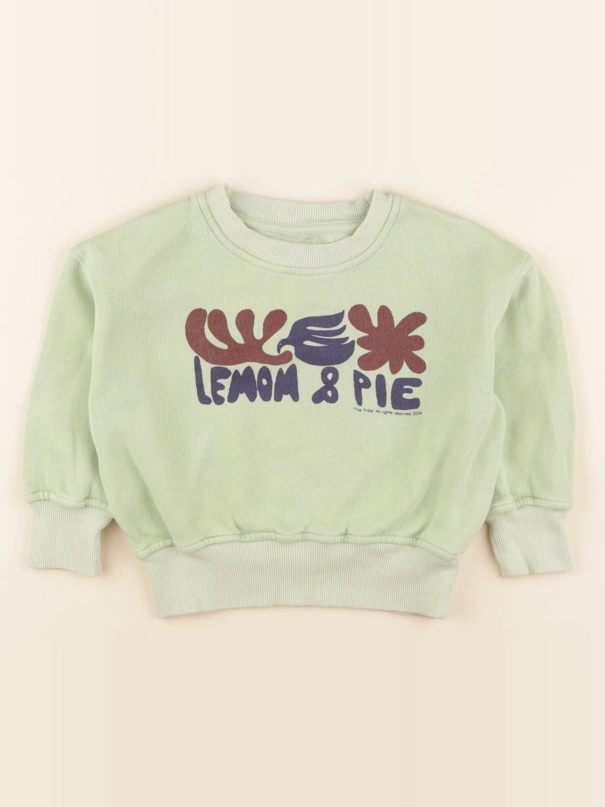 Lemom & Pie - sweat vert - 3/4 ans
