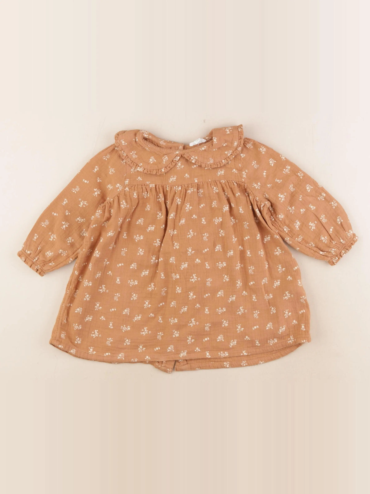 Vertbaudet - robe marron - 2 ans