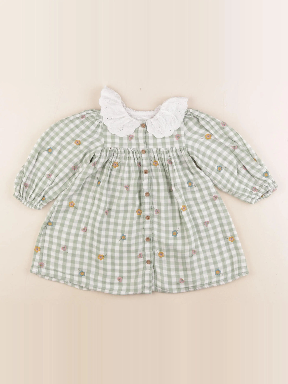 Next - robe blanc, vert - 18/24 mois