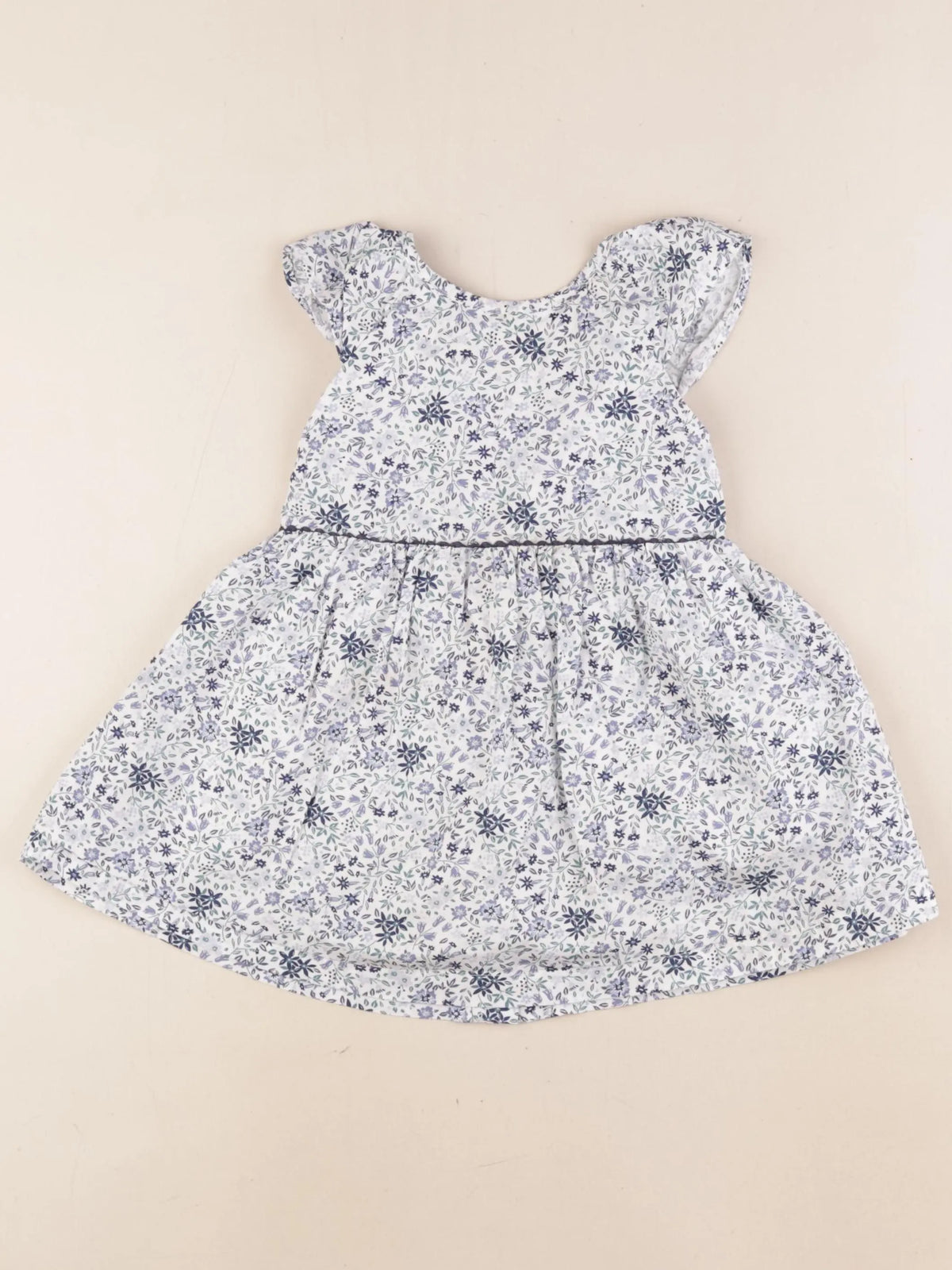 Vertbaudet - robe bleu - 24 mois