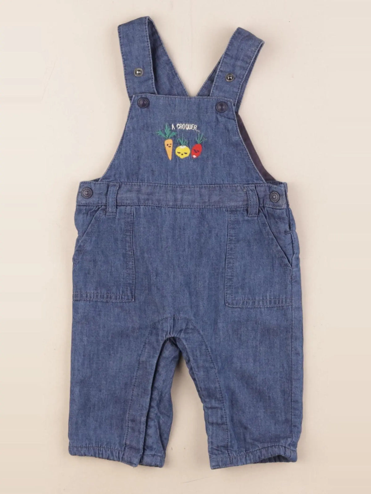 Cadet Rousselle - salopette bleu - 3 mois
