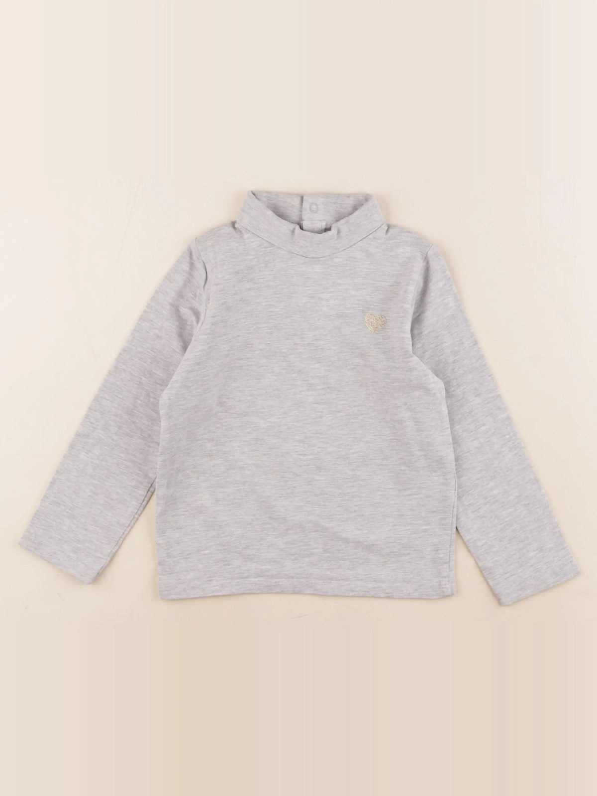 Vertbaudet - sous-pull gris - 36 mois