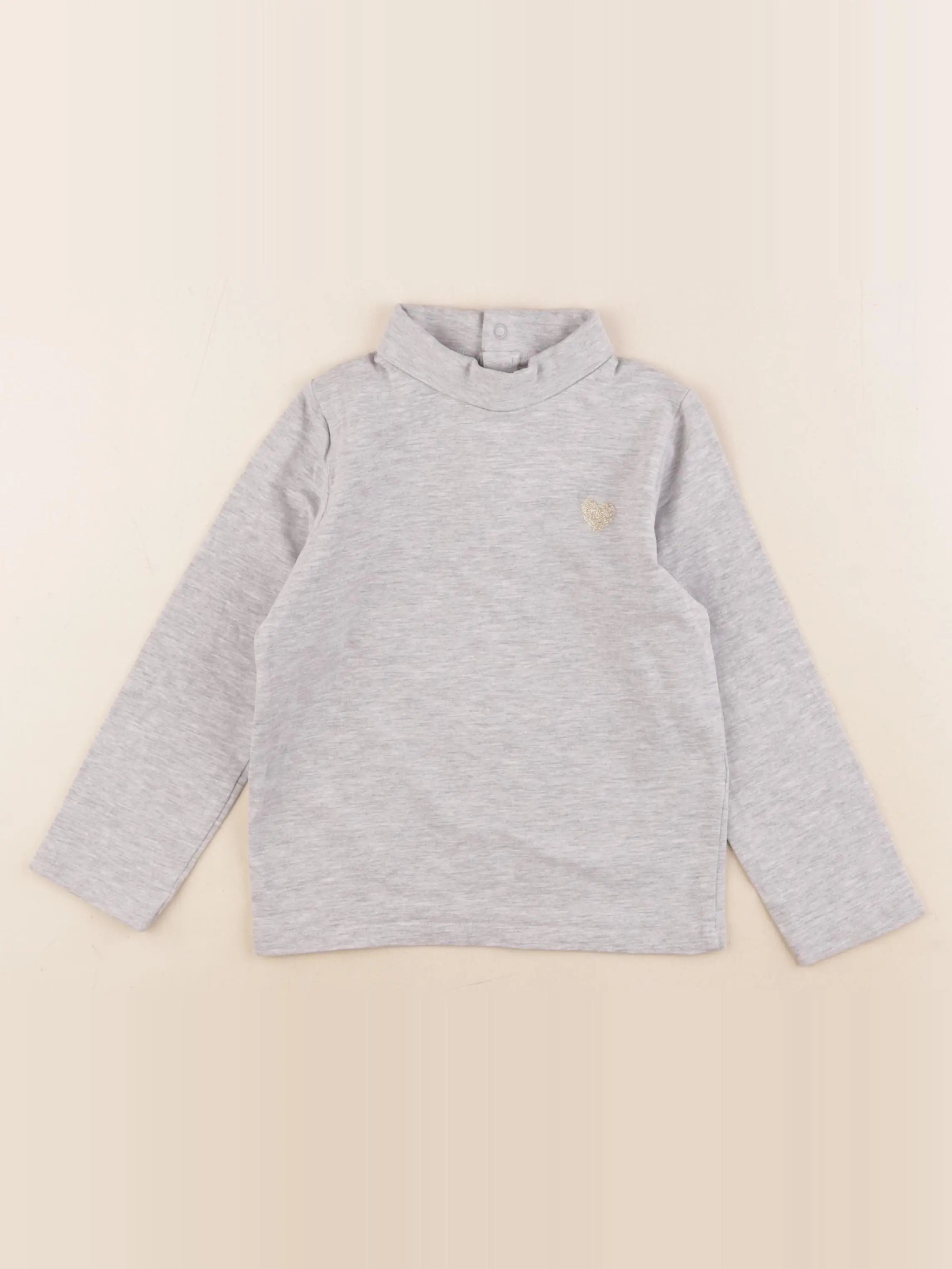 Vertbaudet - sous-pull gris - 36 mois