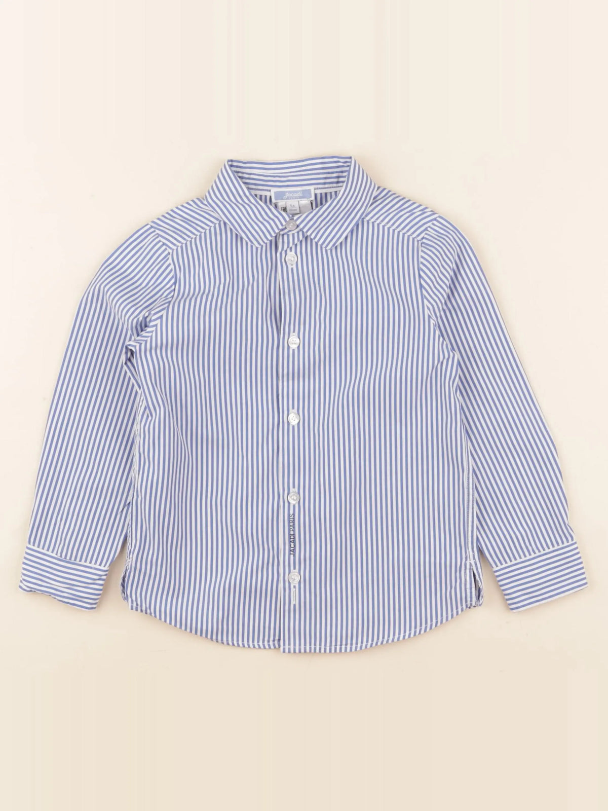 Jacadi - chemise blanc, bleu - 5 ans