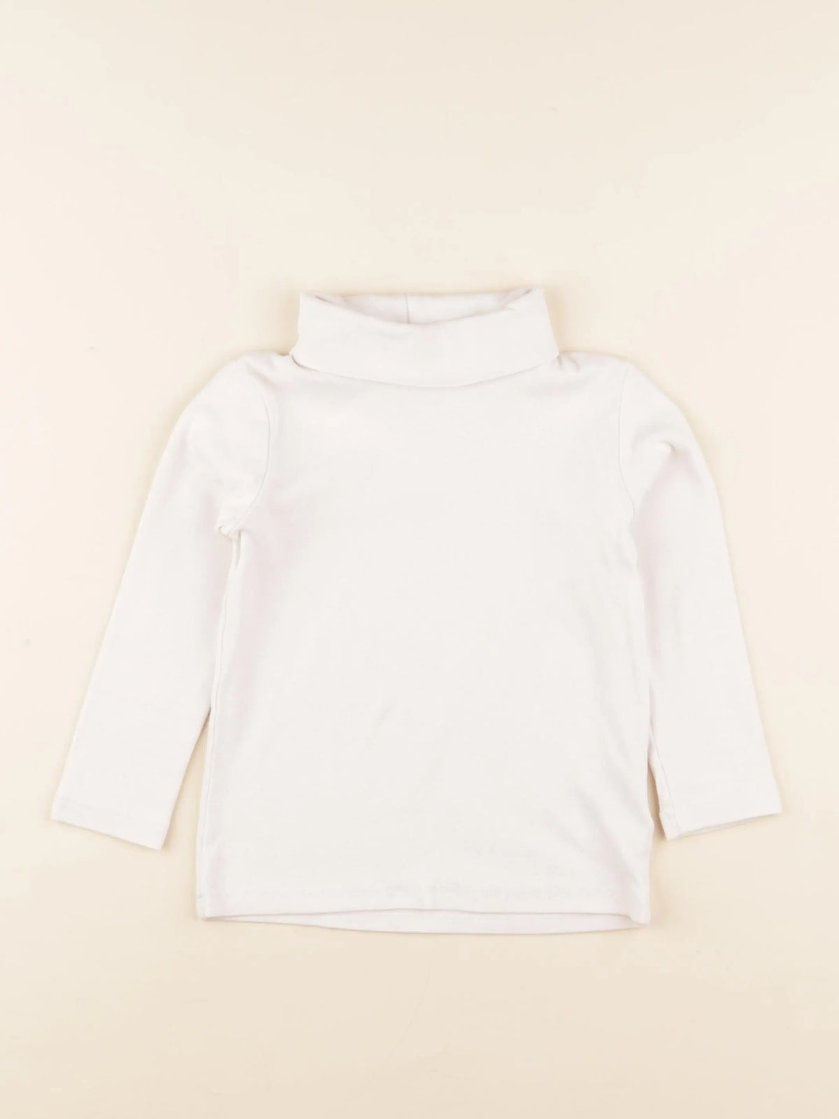 H&M - sous-pull beige - 2/4 ans