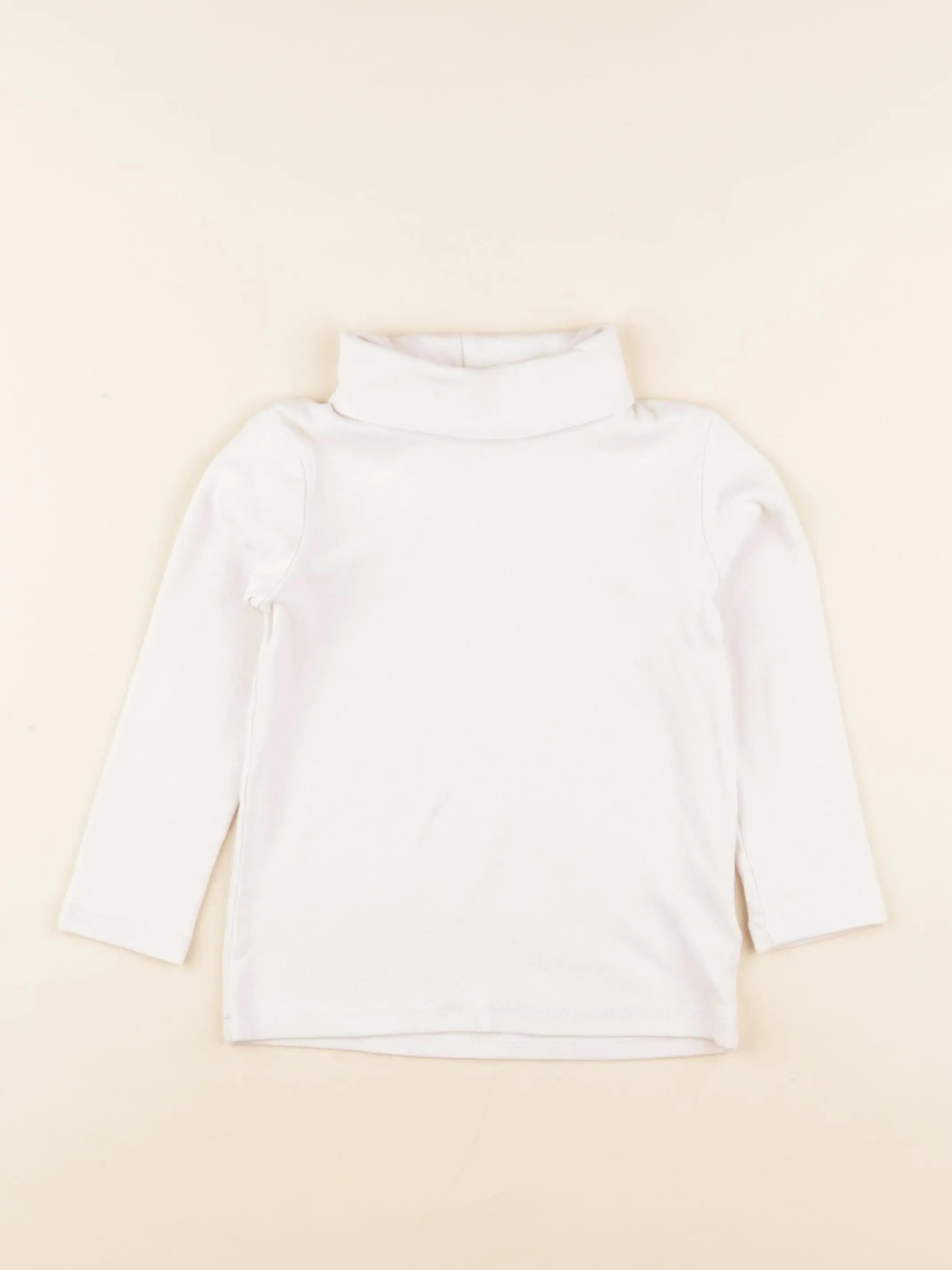 H&M - sous-pull beige - 2/4 ans