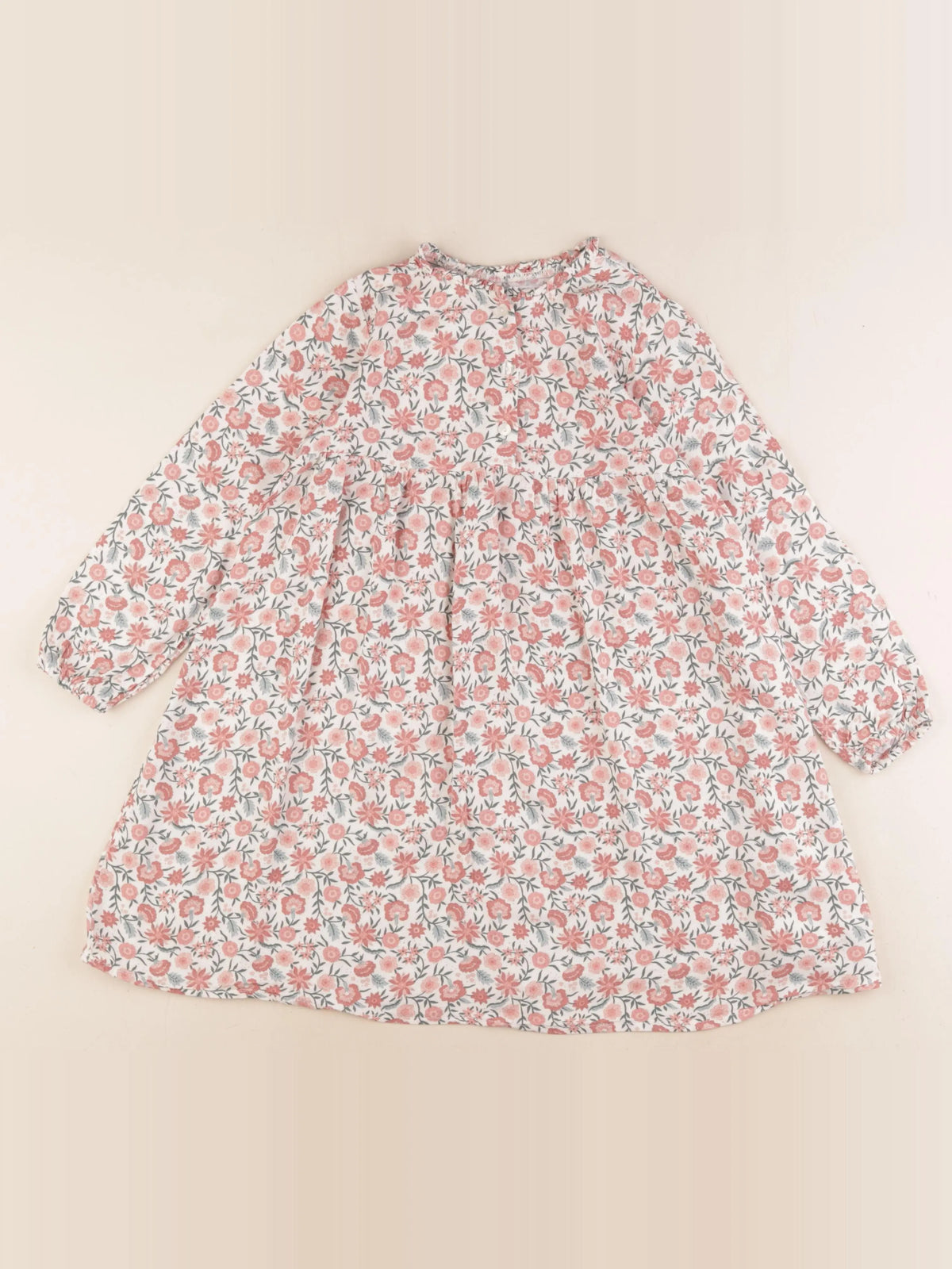 Vertbaudet - robe multicolore - 6 ans