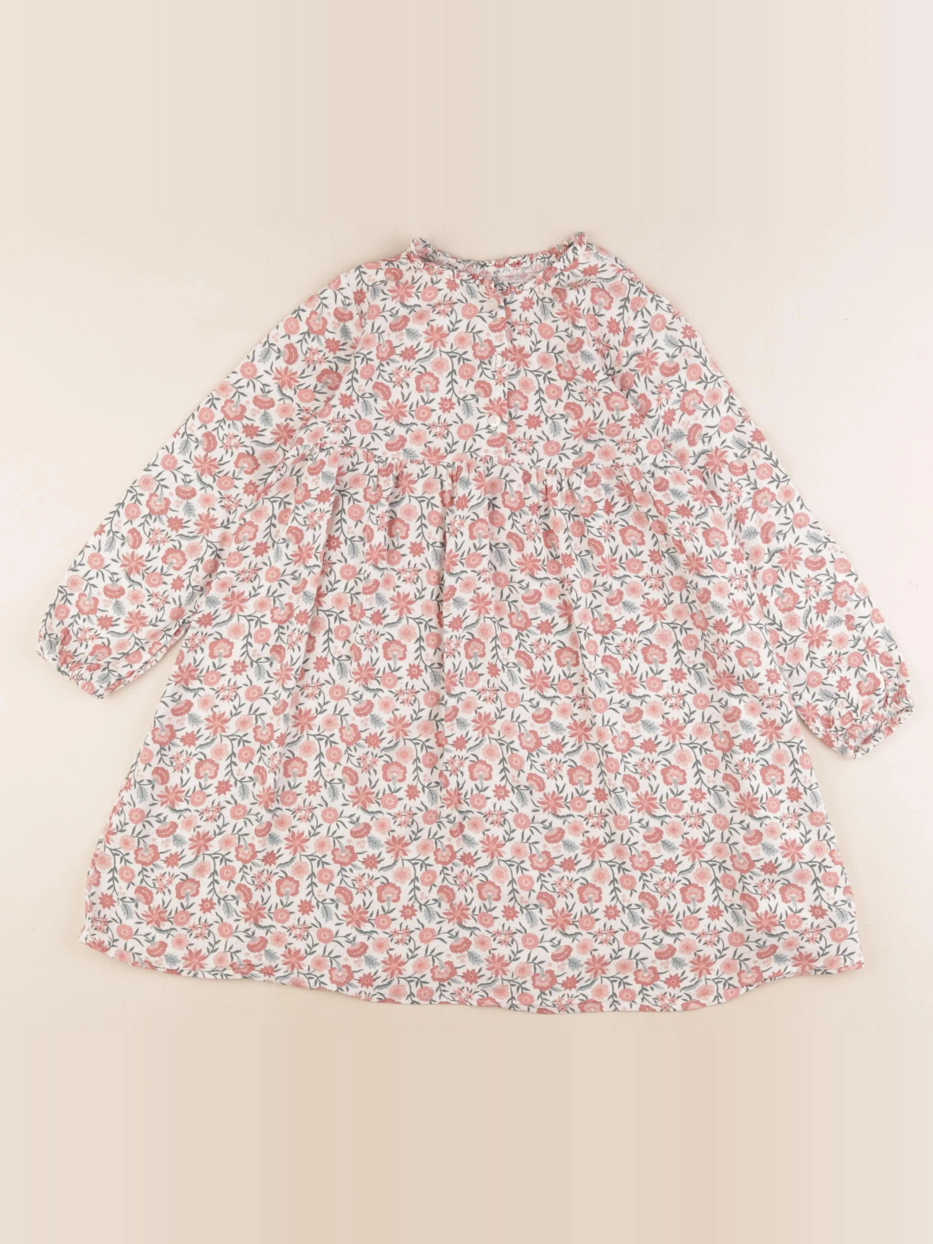 Vertbaudet - robe multicolore - 6 ans