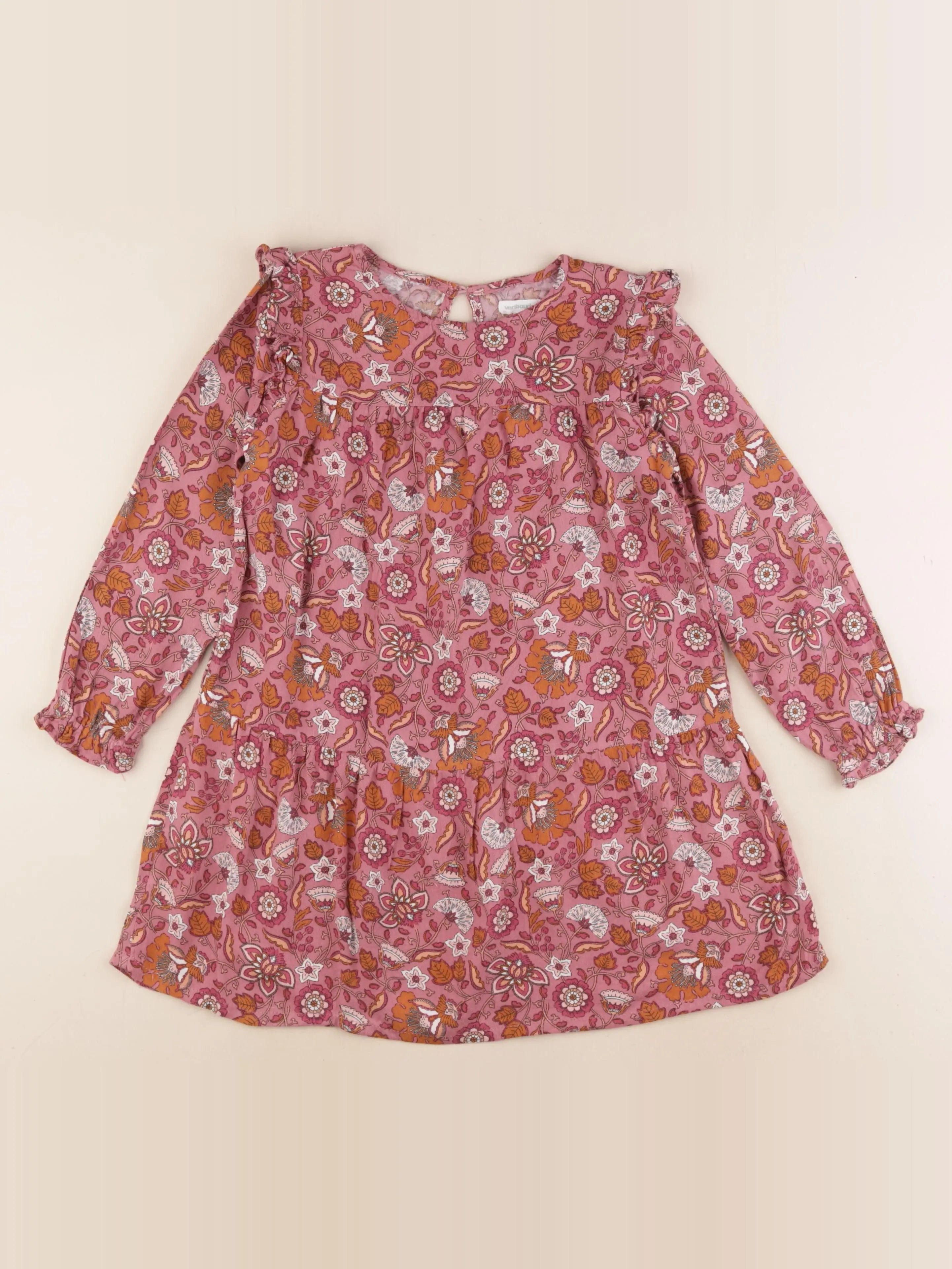 Vertbaudet - robe rose - 6 ans