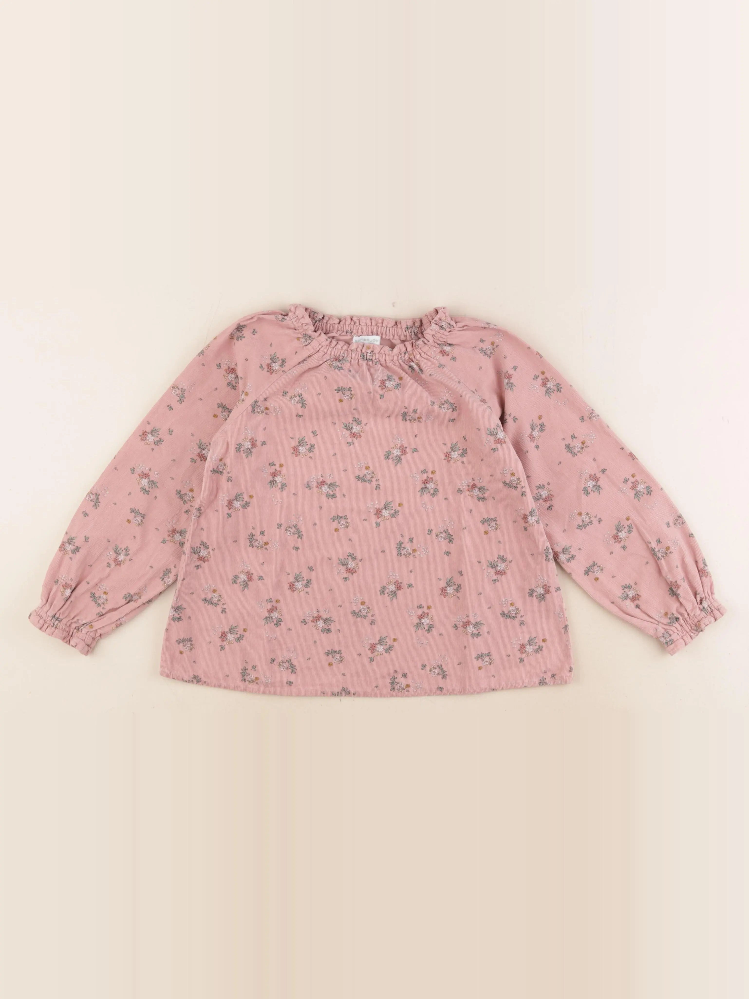 Vertbaudet - blouse rose - 6 ans
