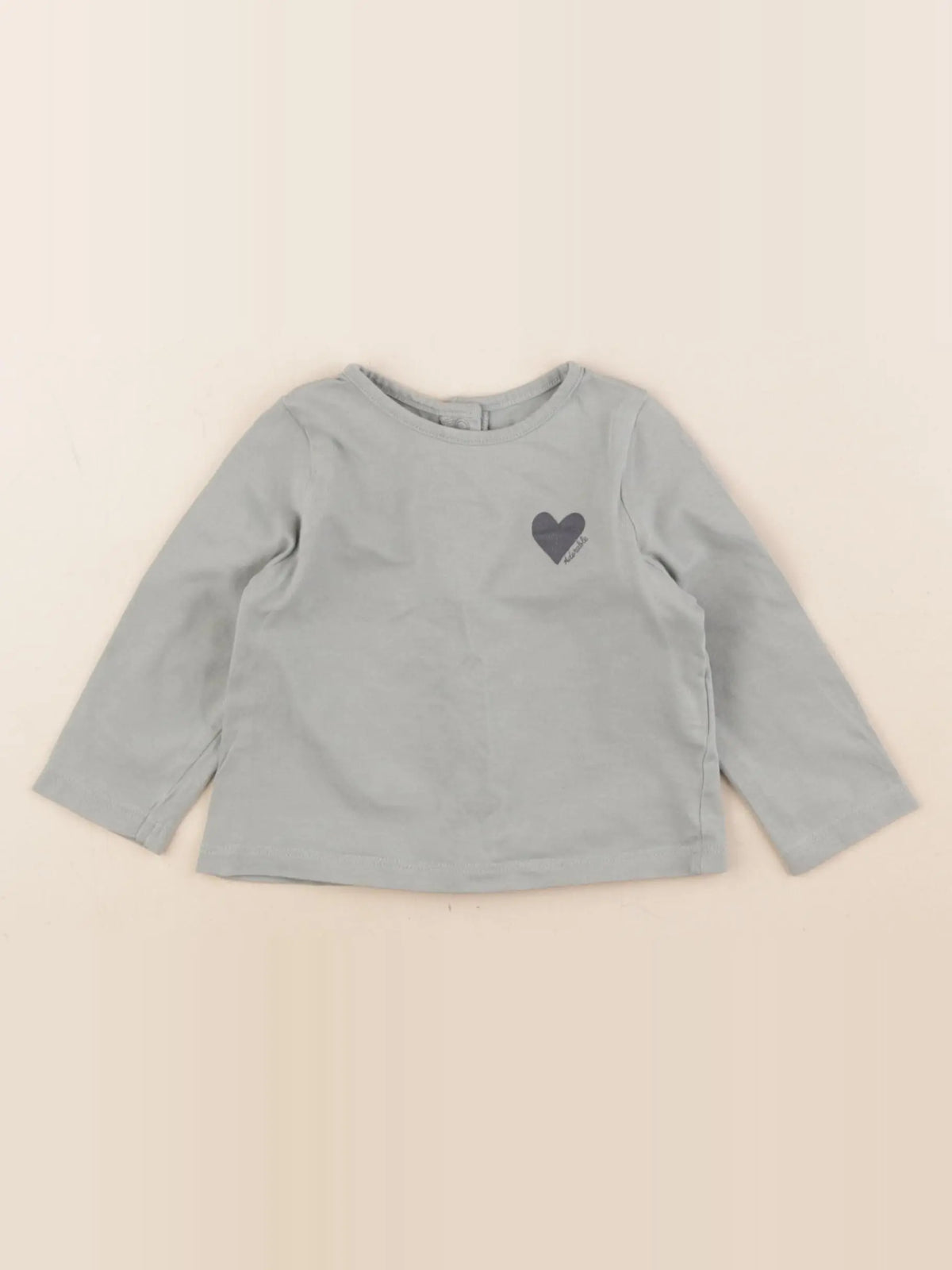 Vertbaudet - tee-shirt vert - 6 mois