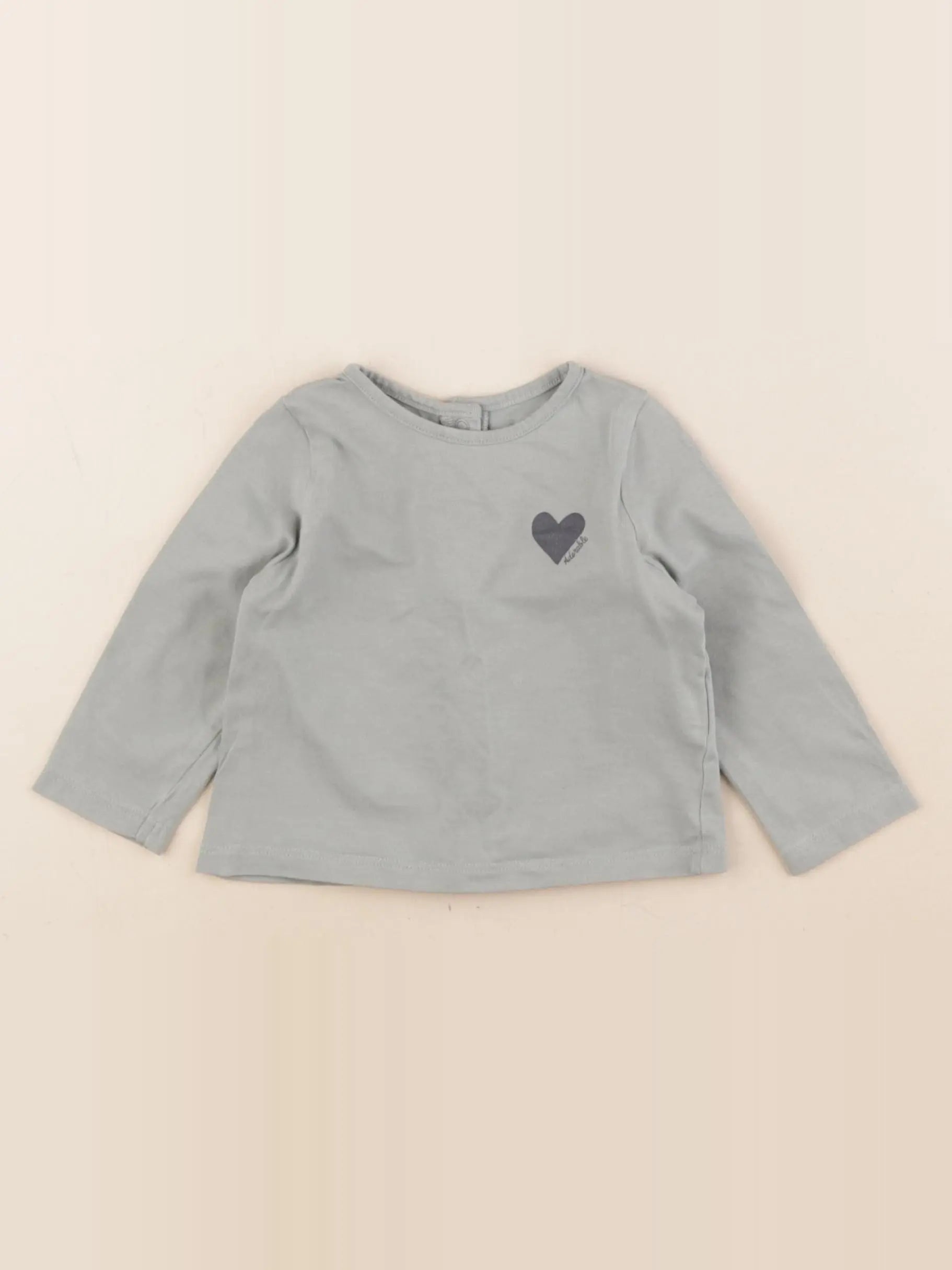 Vertbaudet - tee-shirt vert - 6 mois