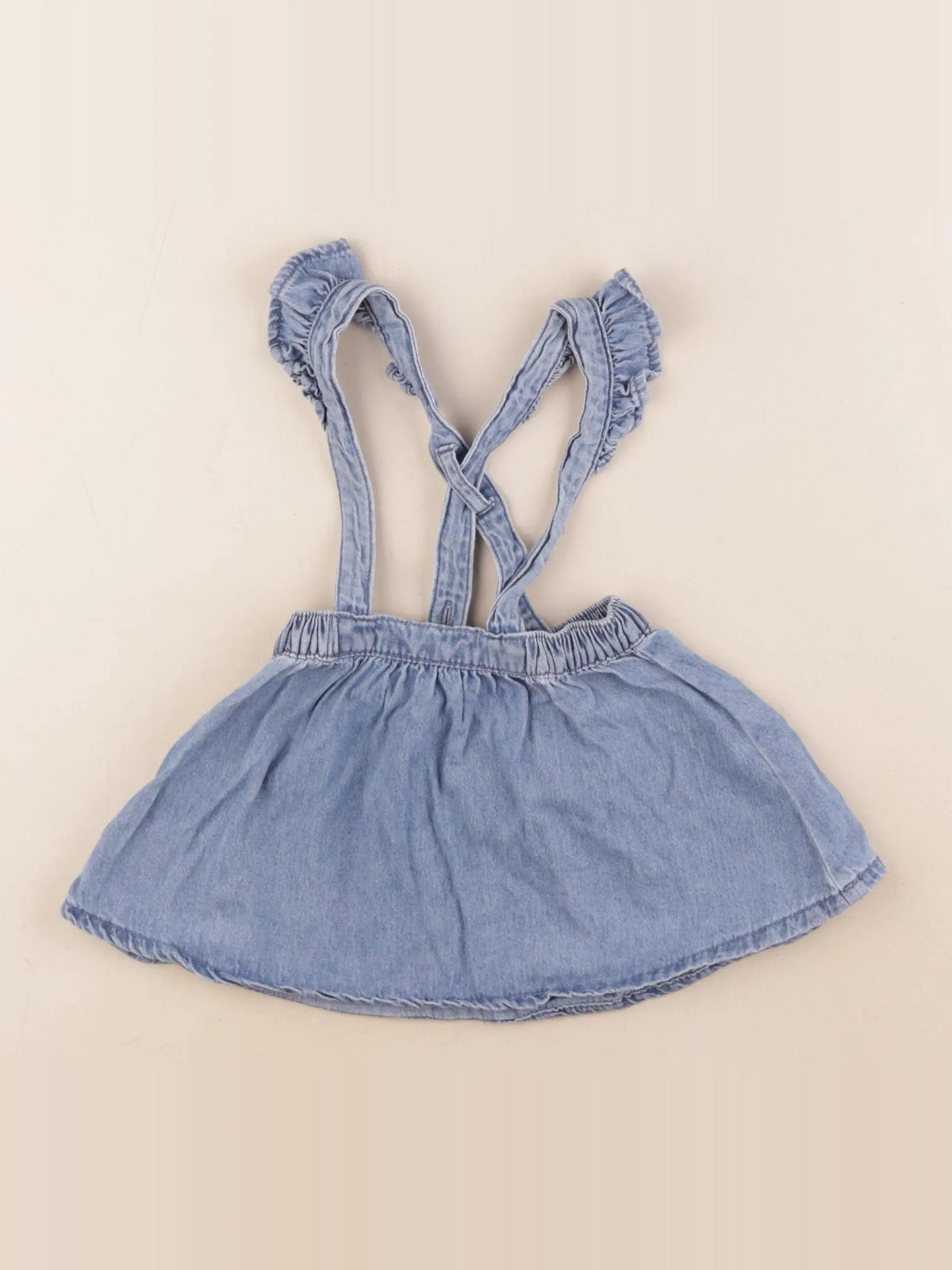 Vertbaudet - jupe bleu - 12 mois