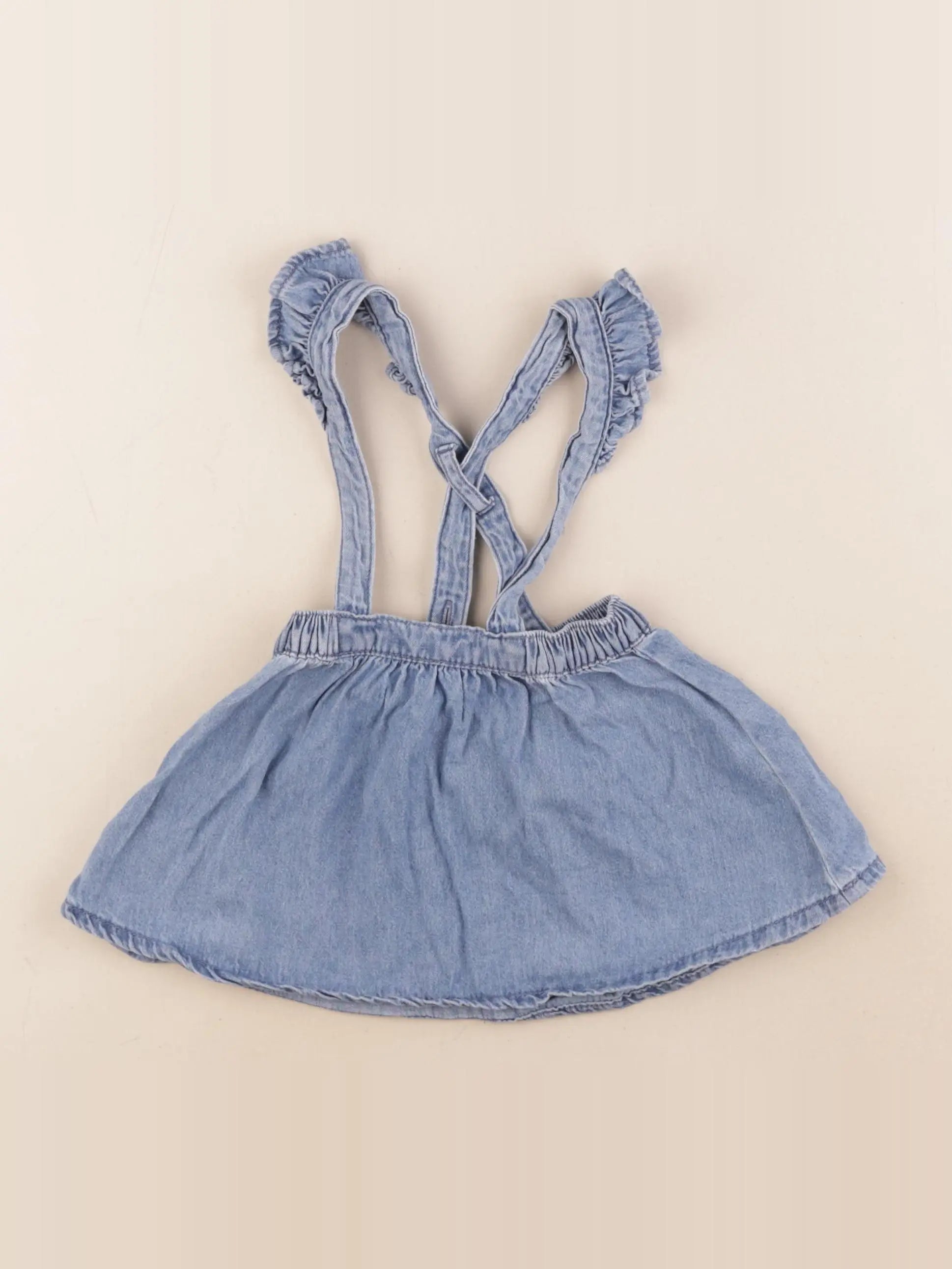 Vertbaudet - jupe bleu - 12 mois