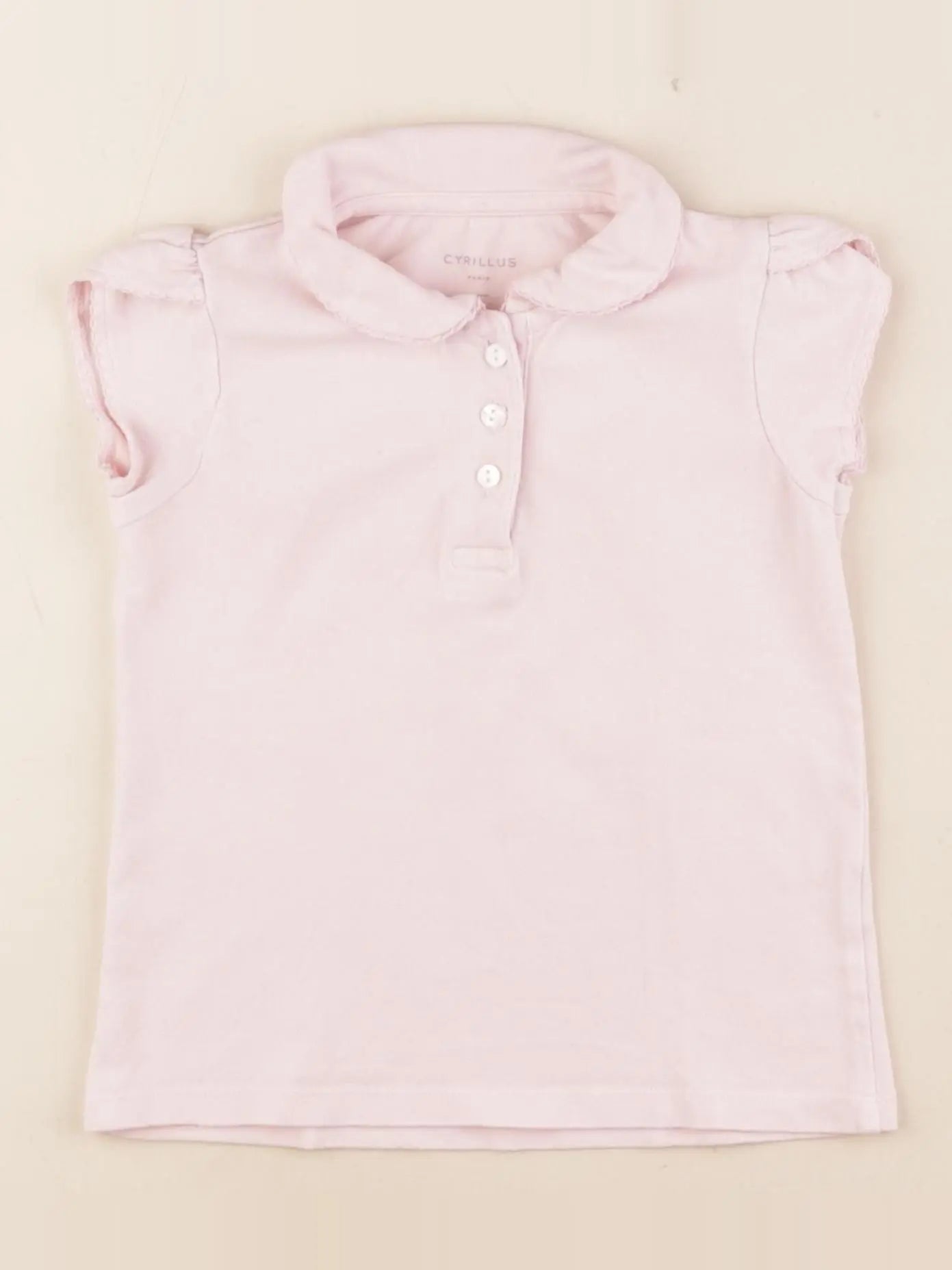 Cyrillus - polo rose - 4 ans