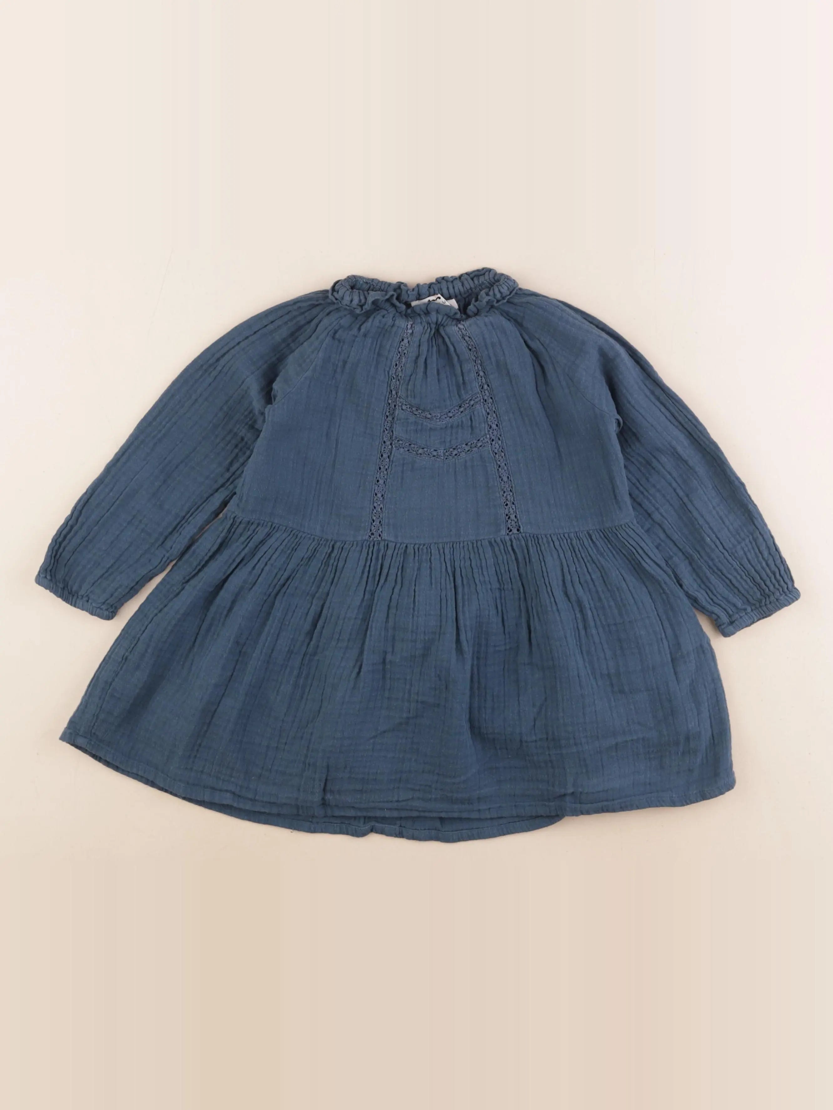 Cyrillus - robe bleu - 3 ans