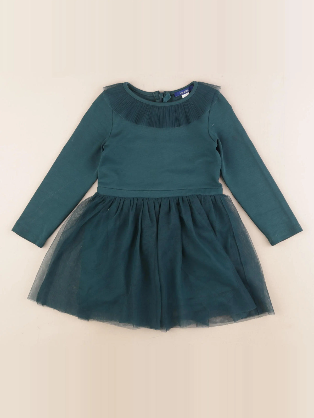 Okaidi - robe vert - 3 ans
