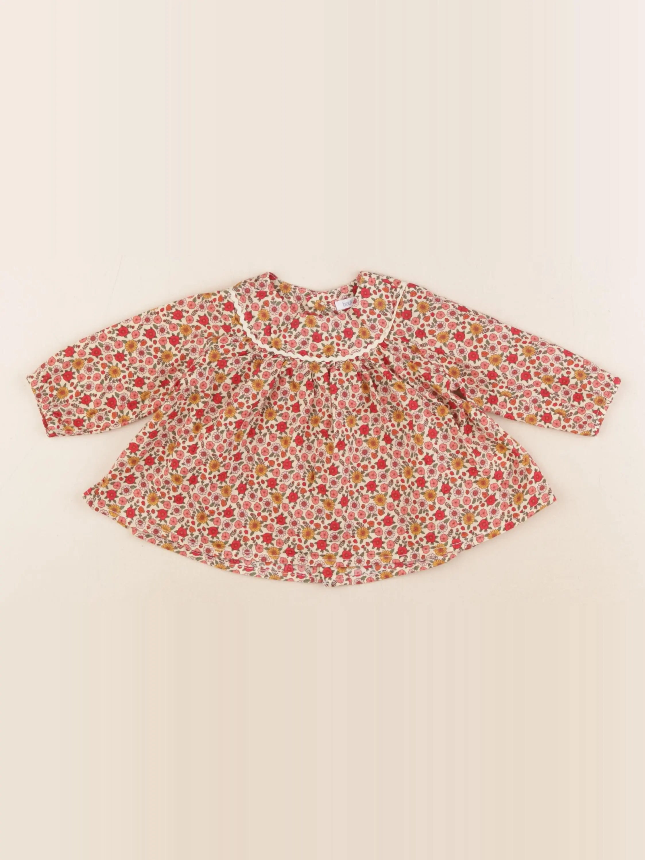 Boutchou - blouse multicolore - 3 mois