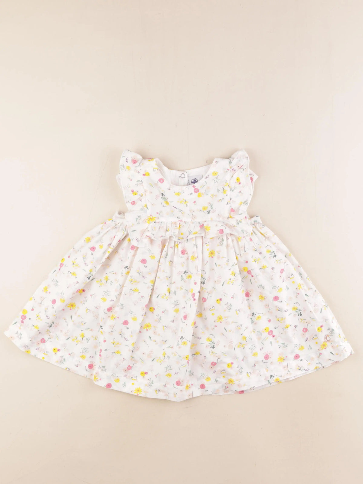 Petit Bateau - robe multicolore - 18 mois