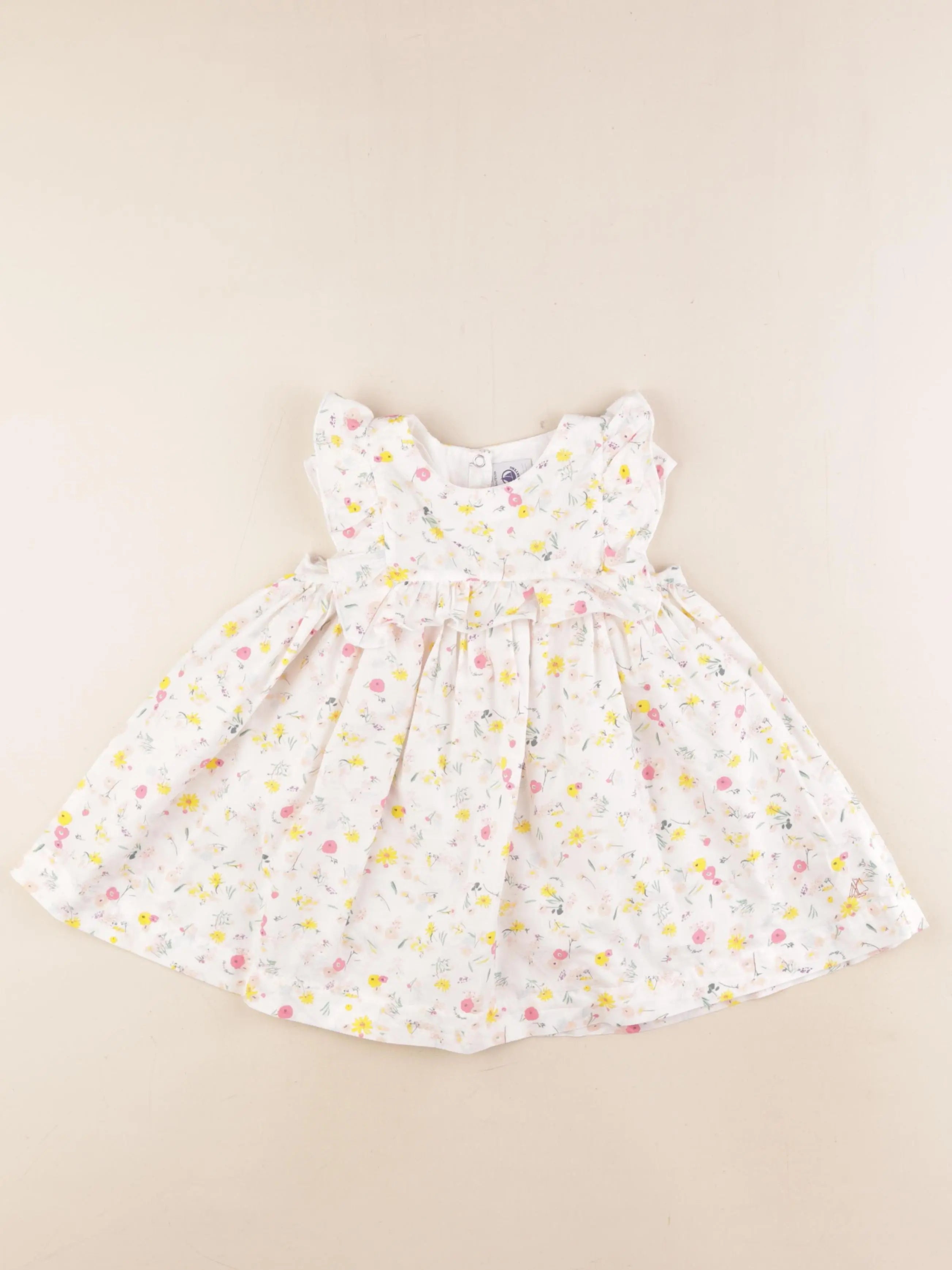 Petit Bateau - robe multicolore - 18 mois