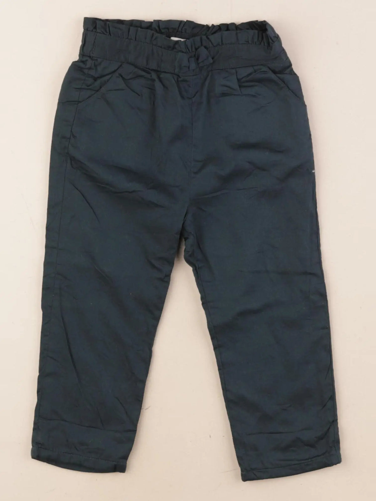 Natalys - pantalon doublé vert - 24 mois