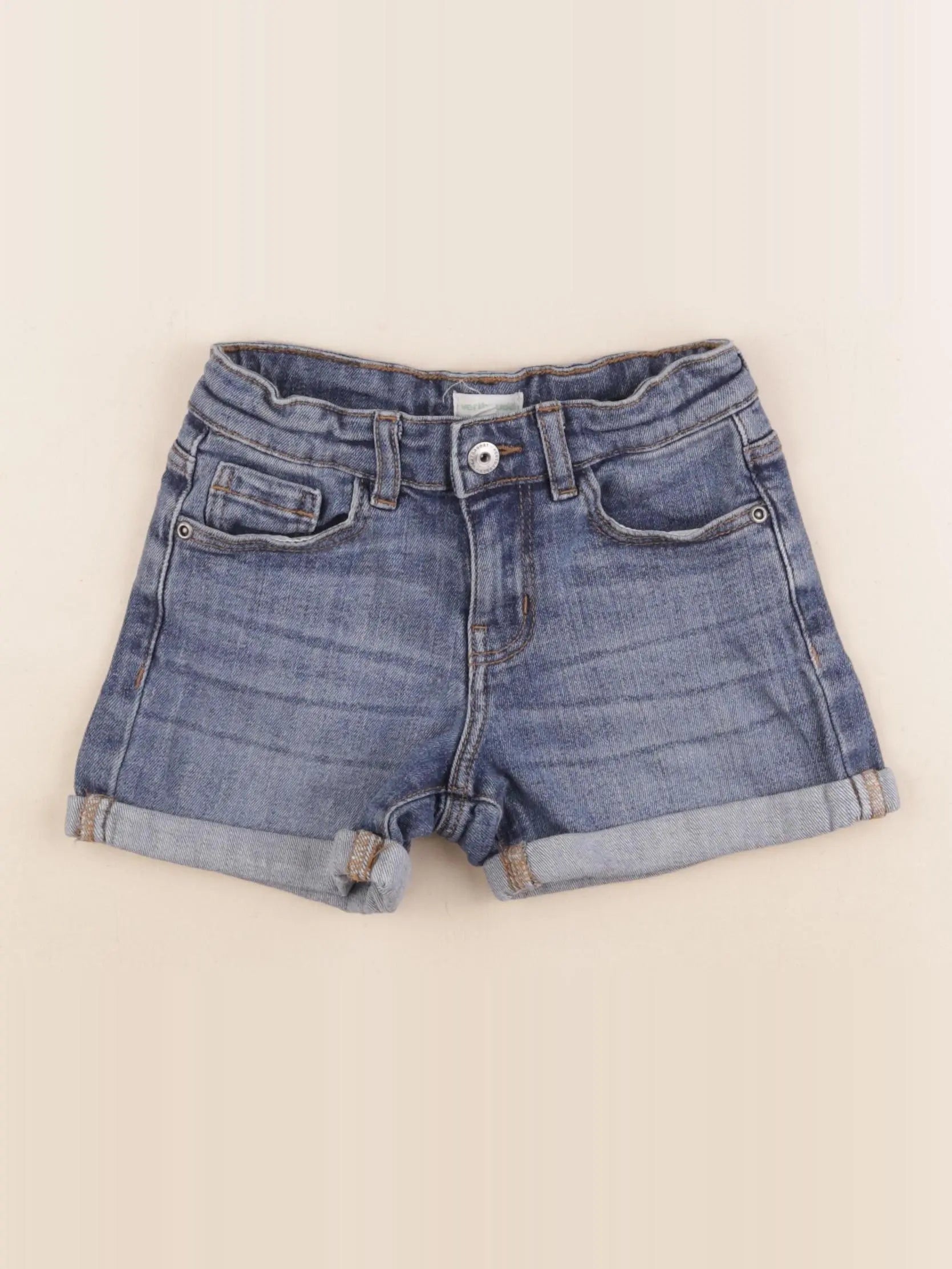 Vertbaudet - short bleu - 6 ans