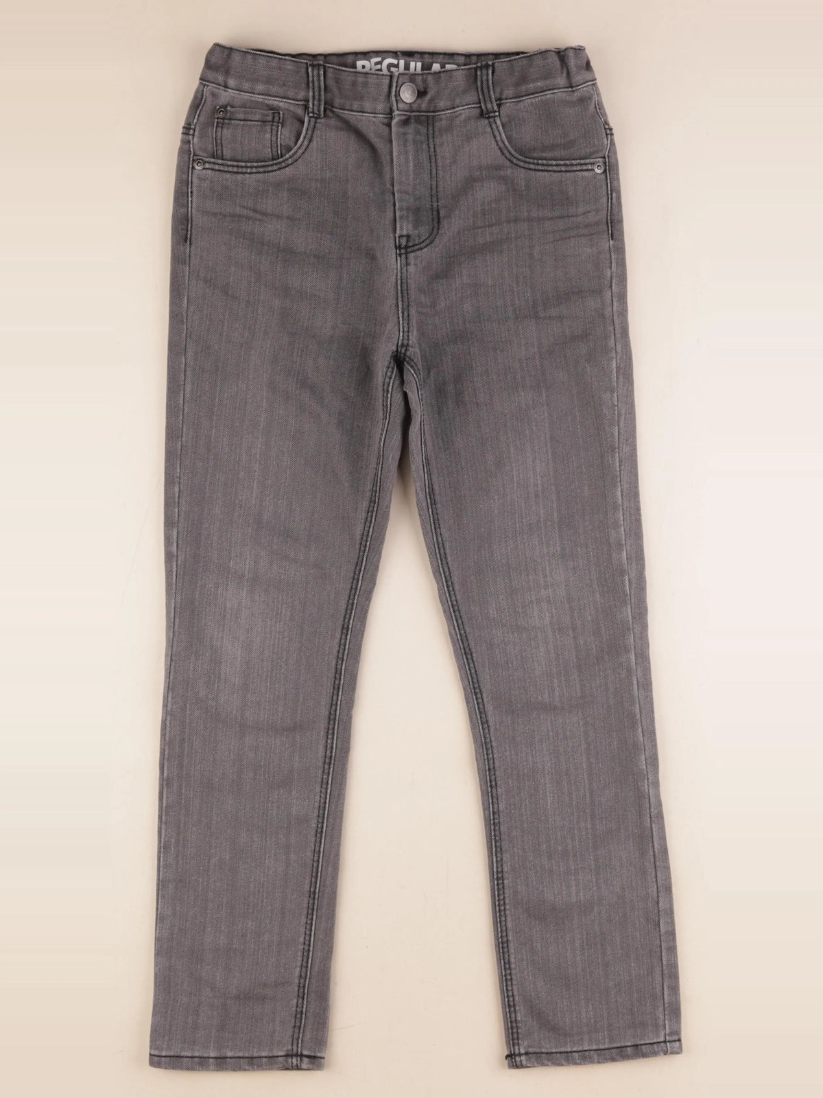 Vertbaudet - jean gris - 10 ans