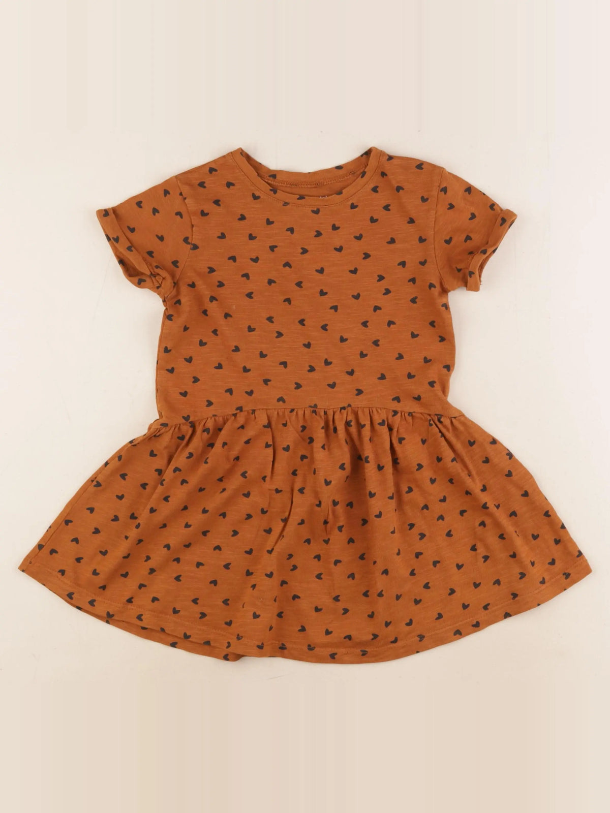 Vertbaudet - robe marron - 4 ans