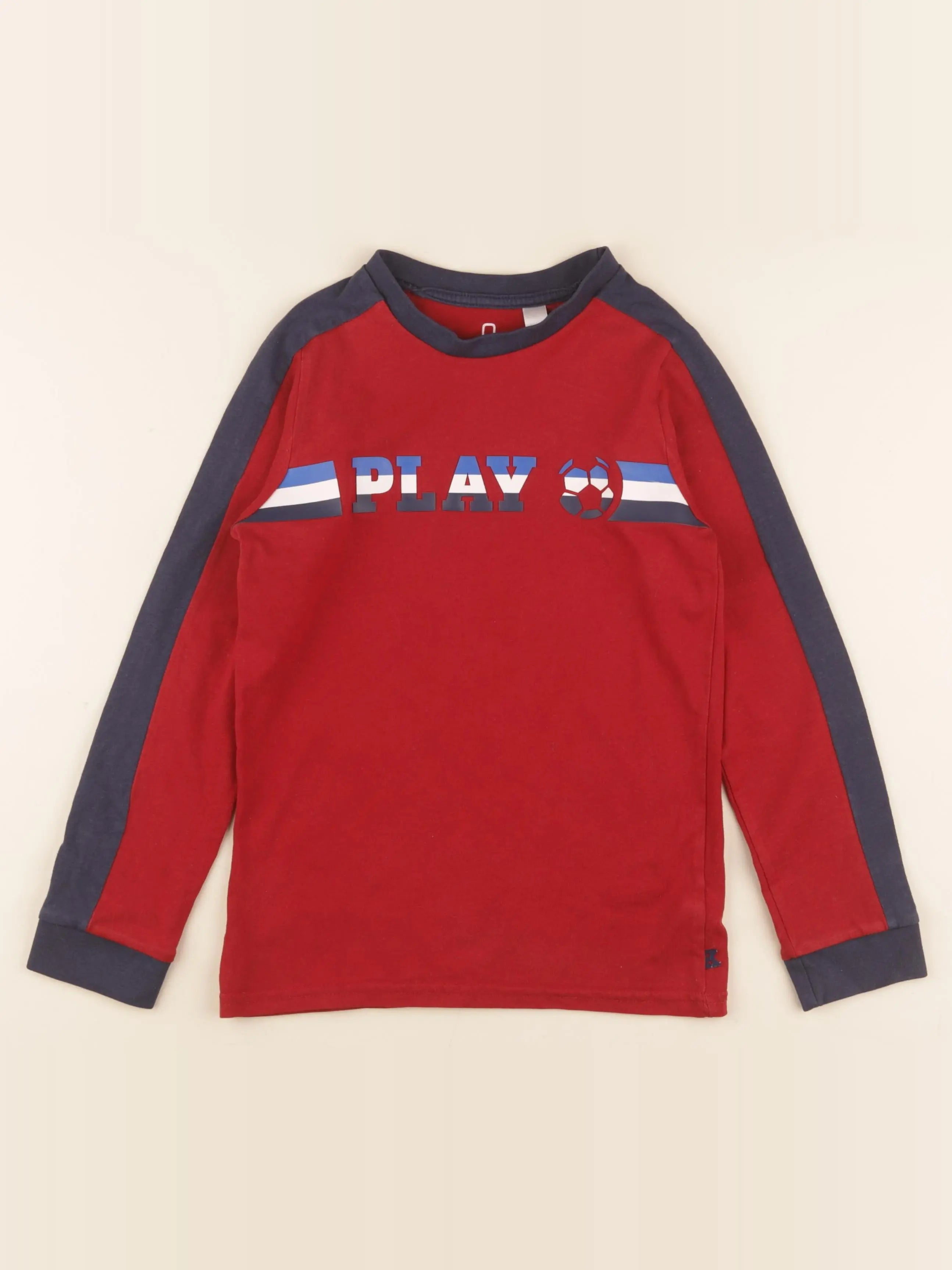 Okaidi - tee-shirt rouge - 8 ans