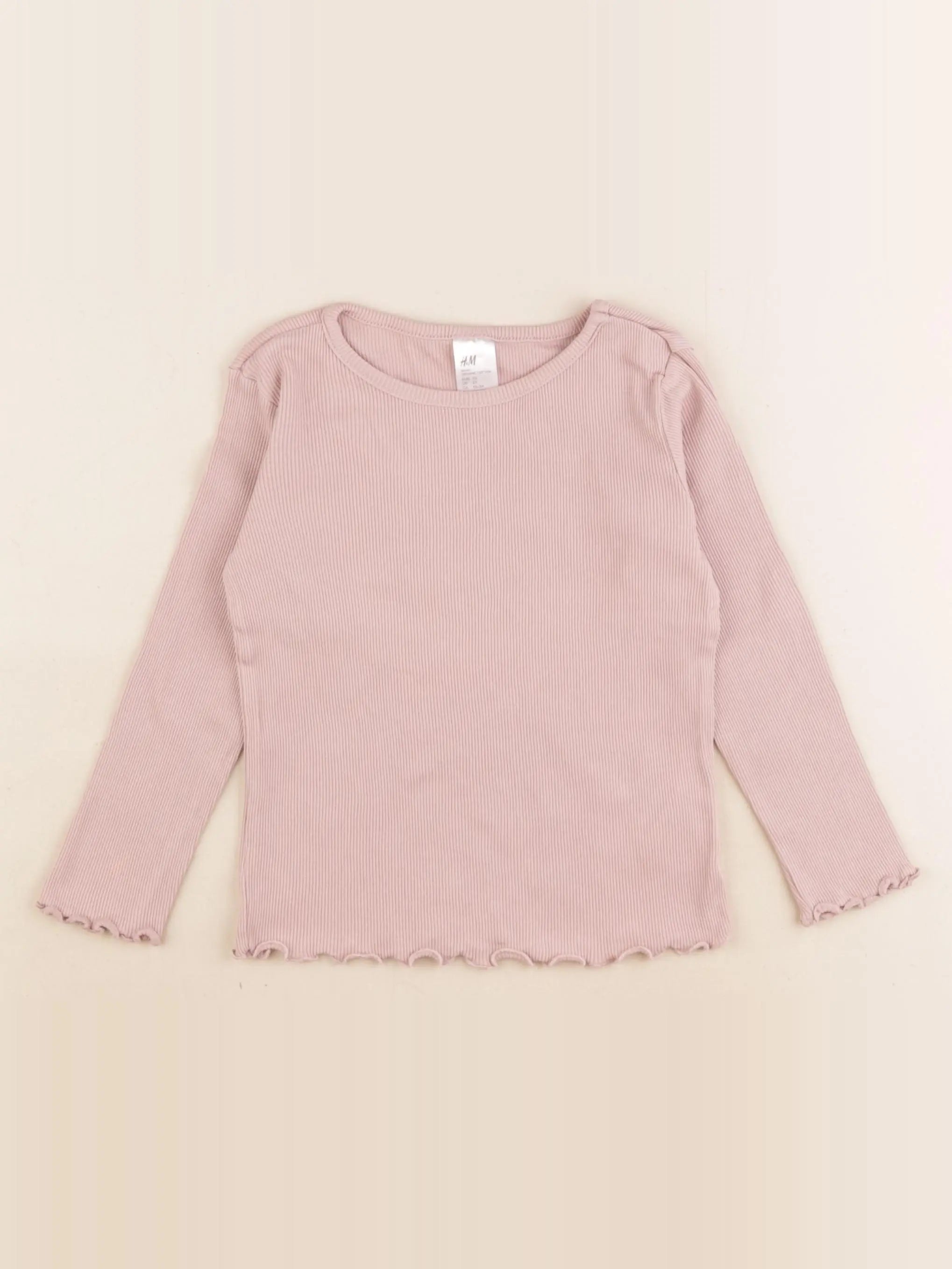 H&M - tee-shirt rose - 1 an à 2 ans