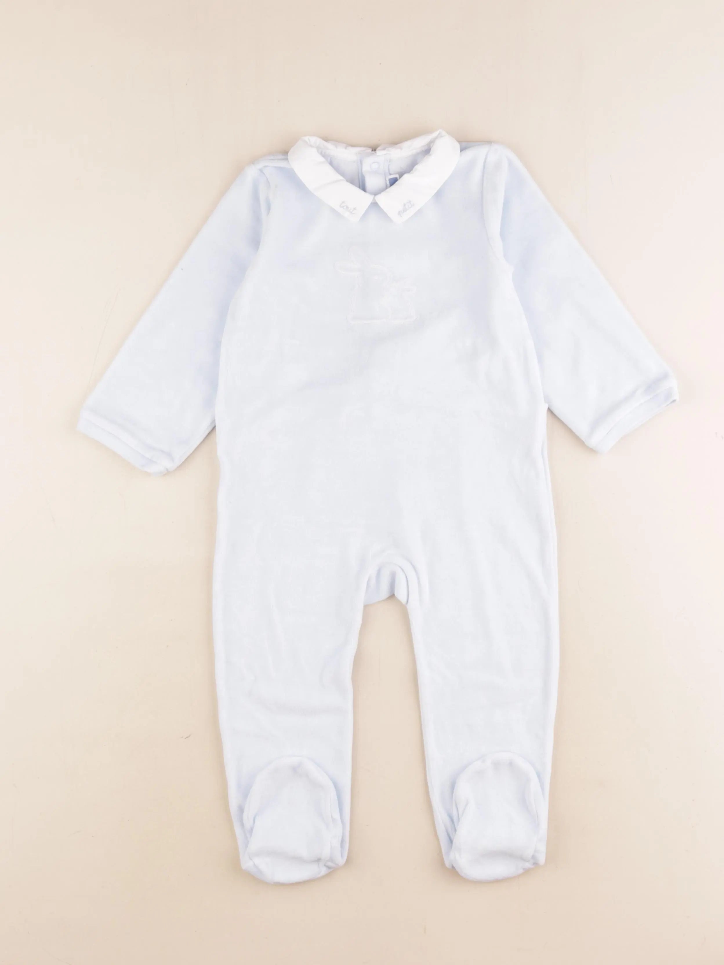 Jacadi - pyjama velours bleu - 2 ans