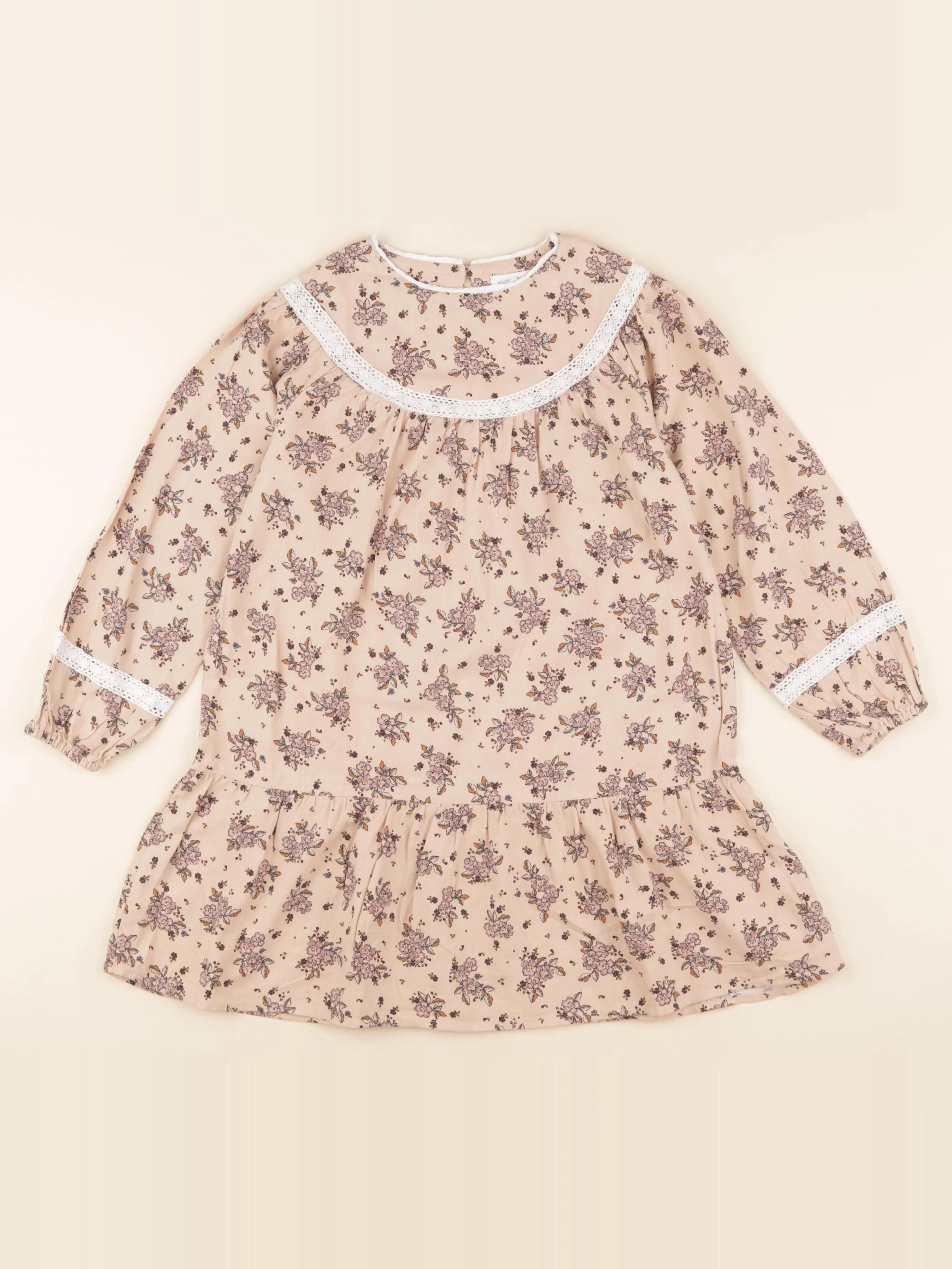 Vertbaudet - robe multicolore - 8 ans