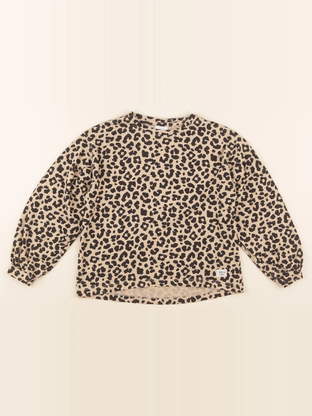 Zara - tee-shirt marron - 7 ans