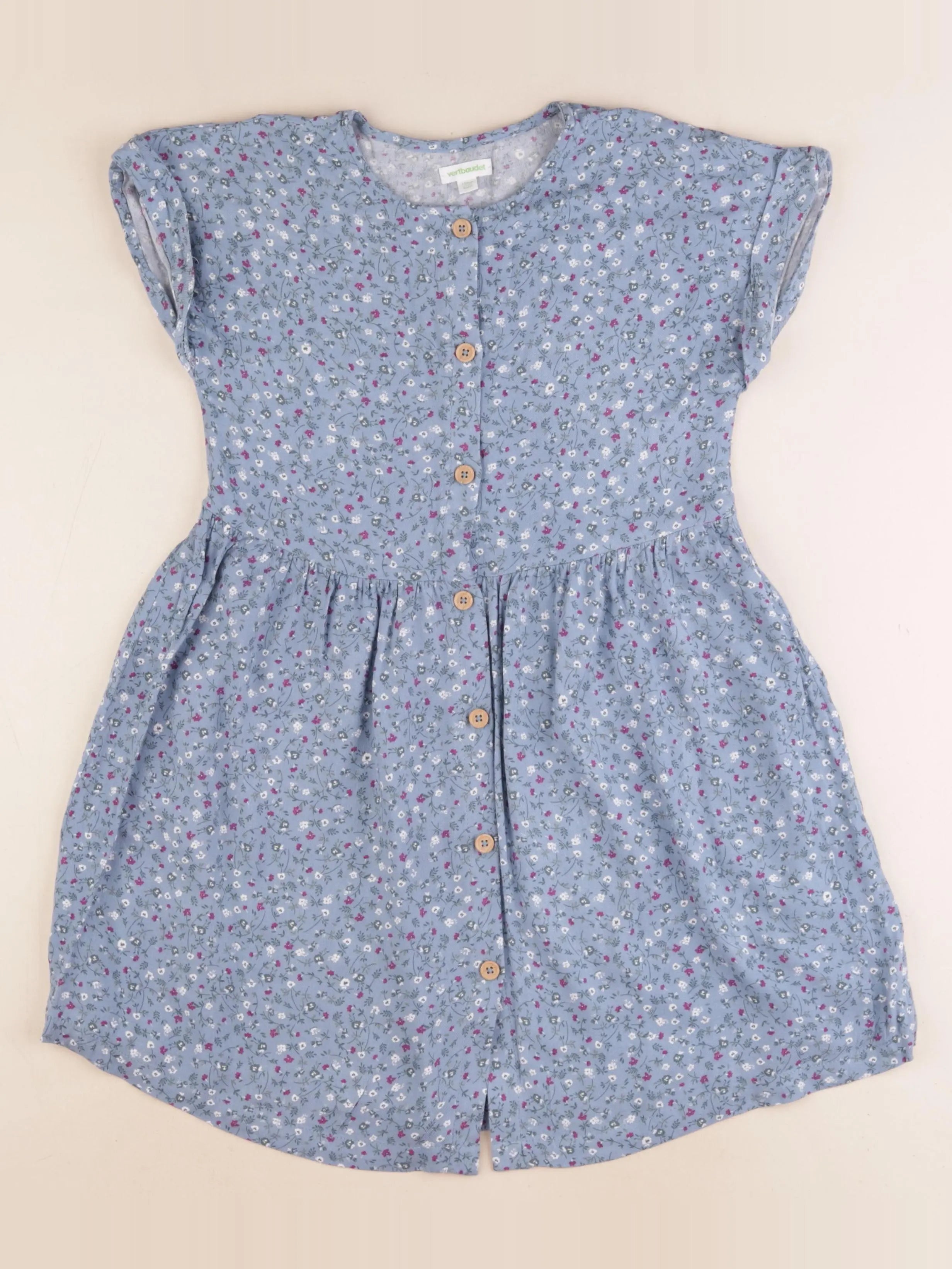 Vertbaudet - robe bleu - 9 ans